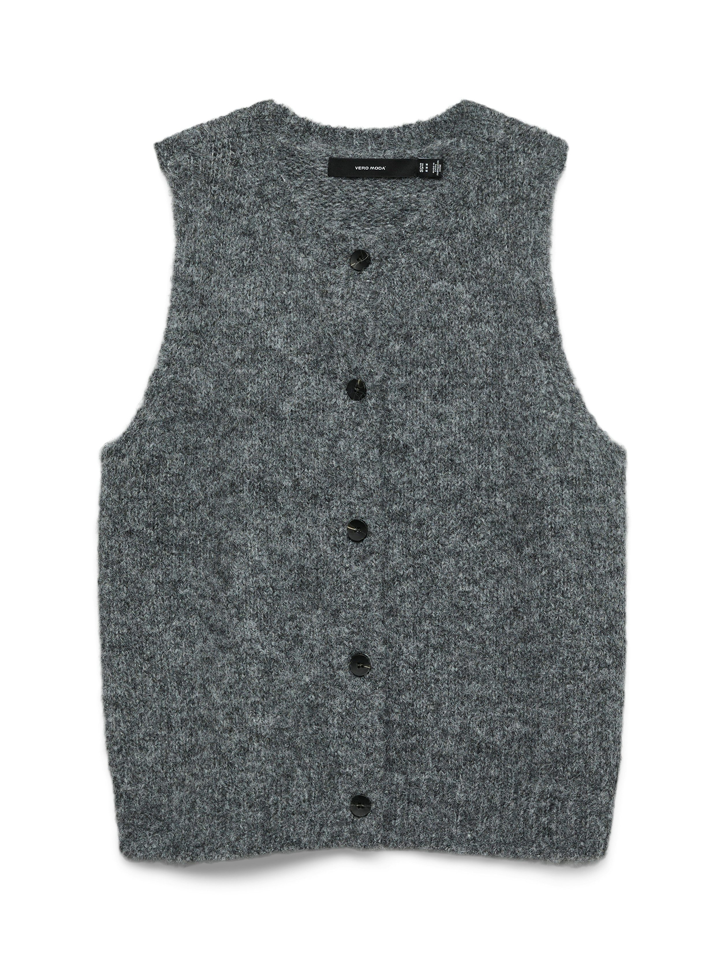 Vero Moda Mouwloos vest VMNOVAH SL O-NECK BUTTON VEST NOOS