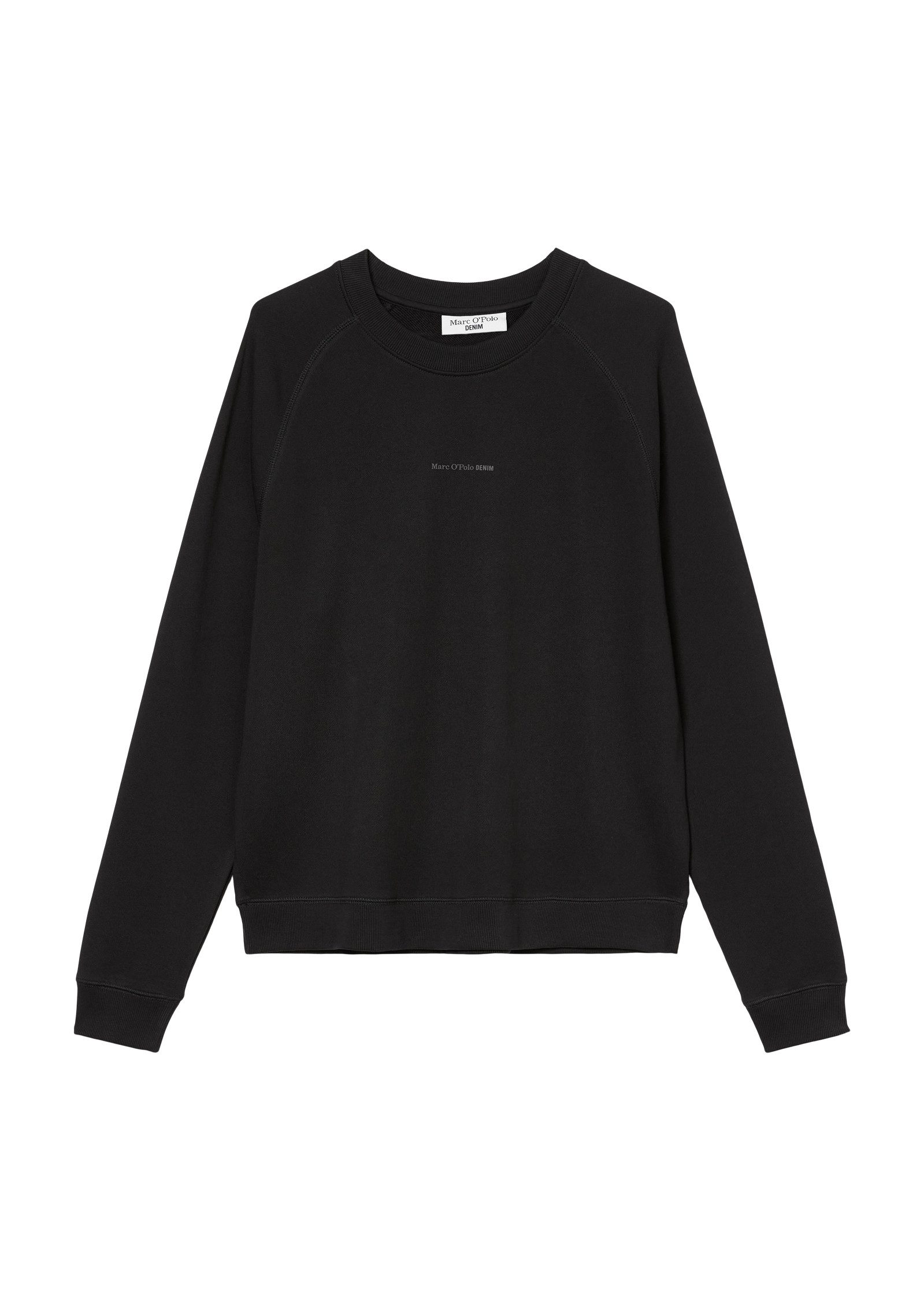 Marc O'Polo DENIM Sweatshirt In moderne O-vorm, losjes gesneden met raglanmouwen