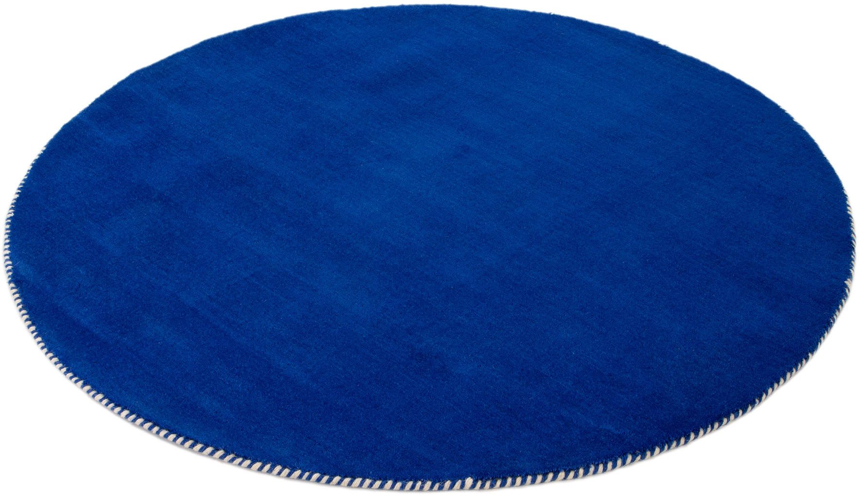 carpetfine Wollen kleed Gabbeh Lola Uni met natuurlijk plantaardig materiaal handgeweven, ook als loper