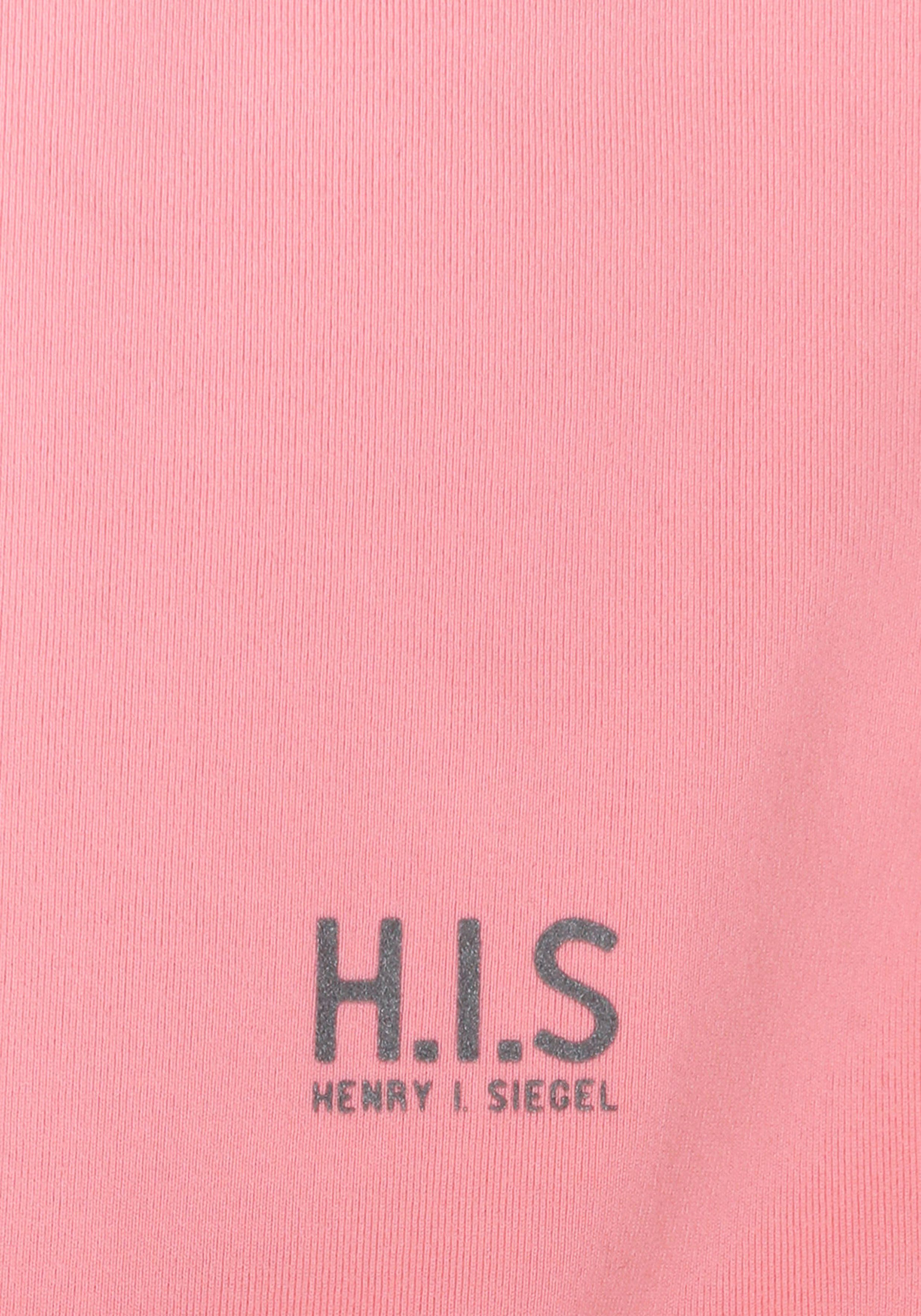 H.I.S T-shirt Korte mouwen, figuurvolgende pasvorm, van elastische single jersey (Set van 2)