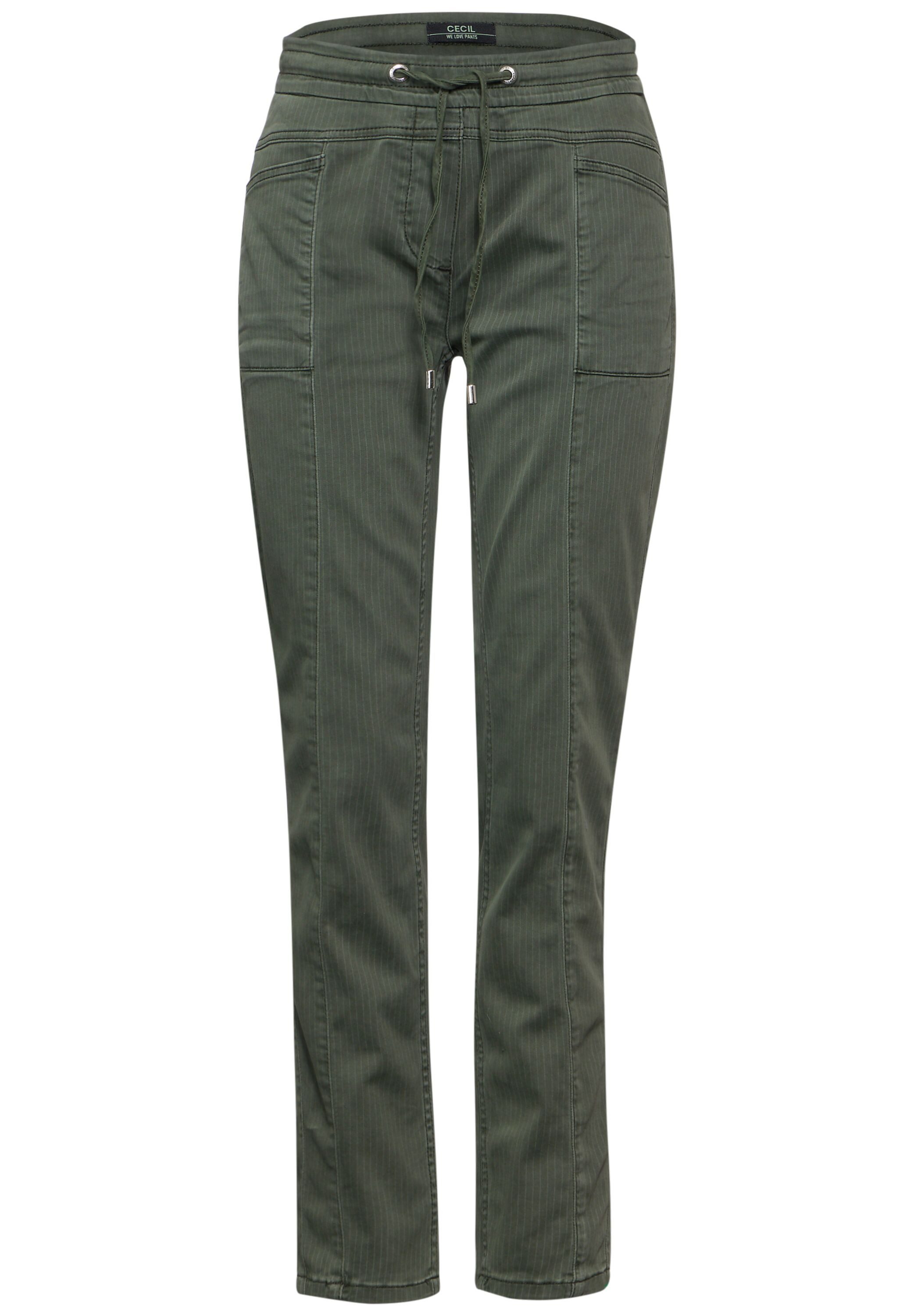 Cecil Joggingbroek Stijl Tracey met fijne strepen