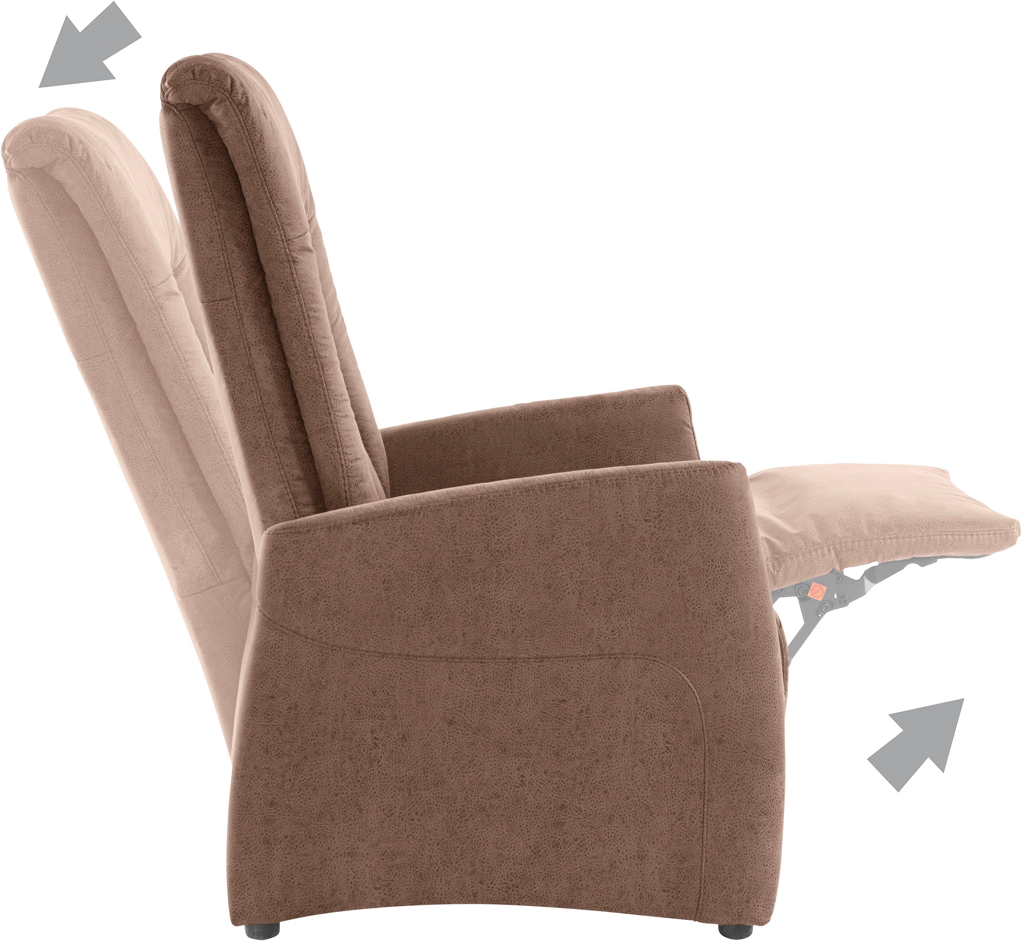 sit&more Relaxfauteuil MELISSA naar keuze elektrisch of handmatig verstelbaar, optioneel opstahulp