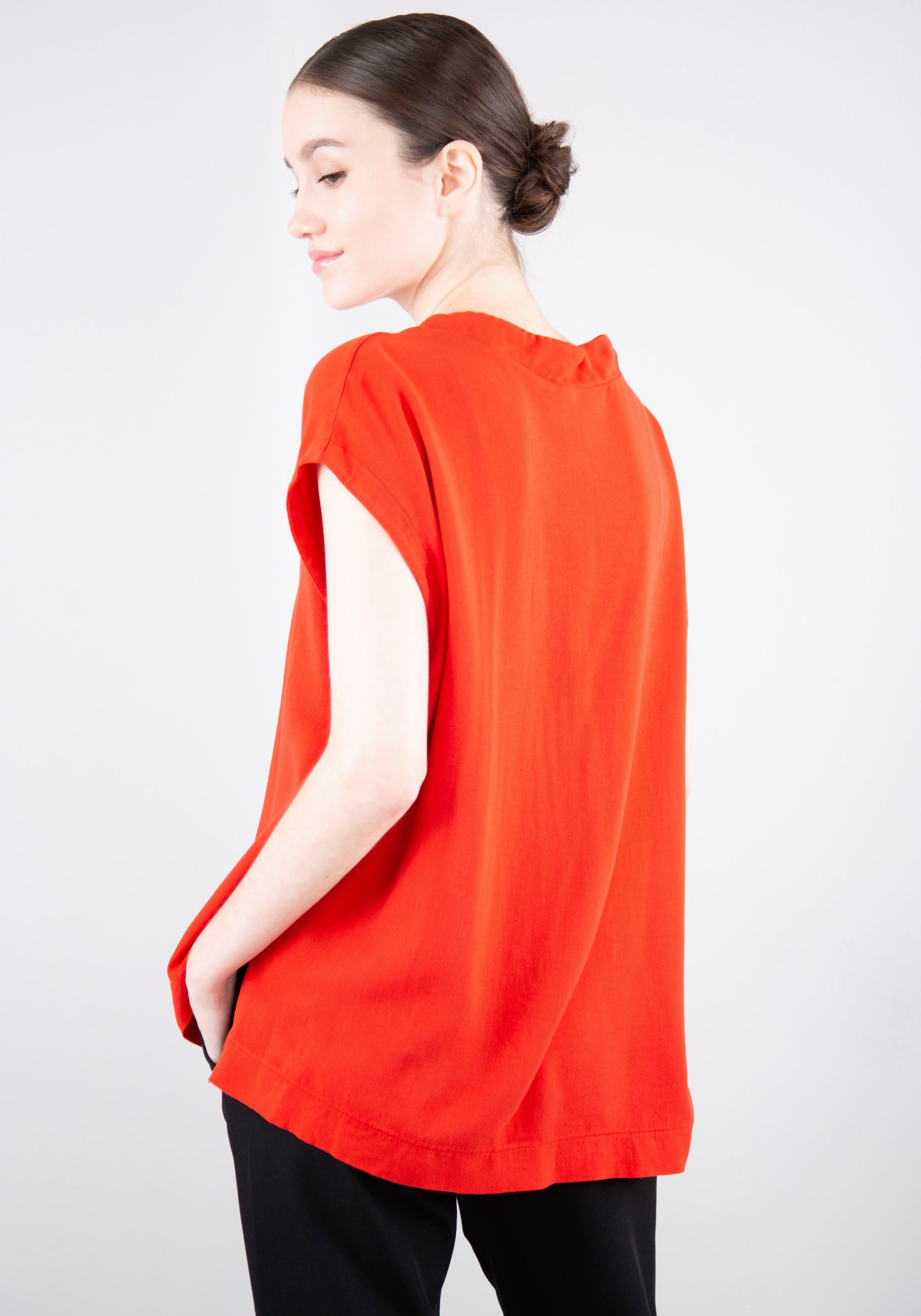 IMPERIAL Shirt met staande kraag IMP-TJ39BBZ Oversized cut