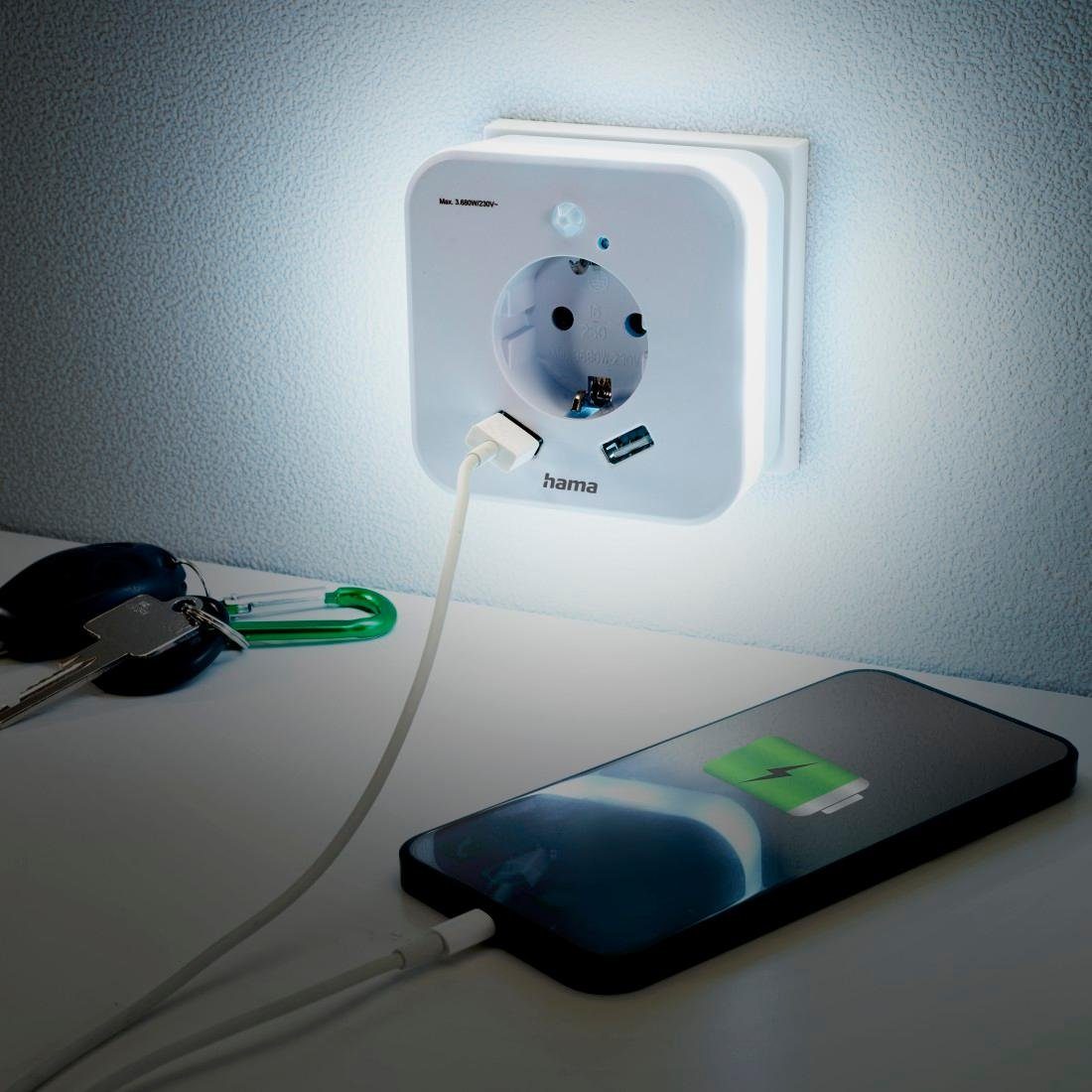 Hama Led-nachtlampje Nachtlamp stopcontact voor baby's, kinderen en volwassenen, daglicht wit