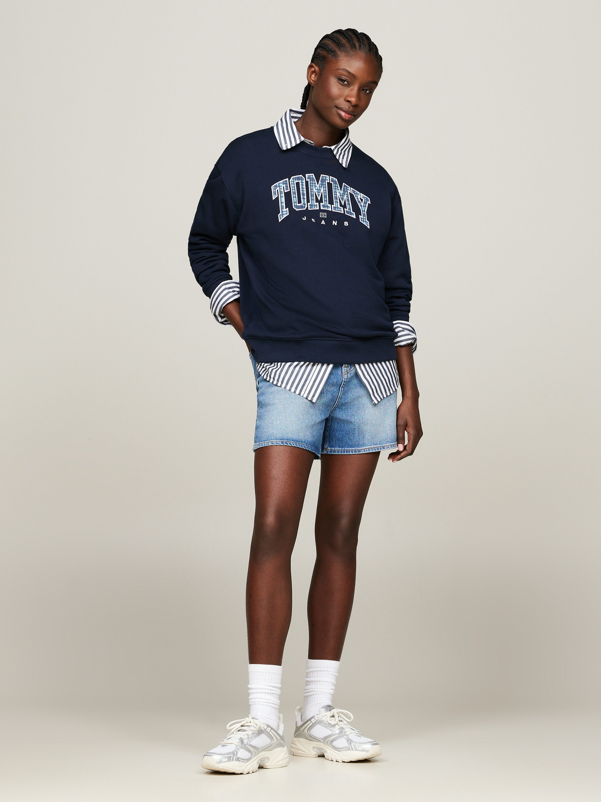 Tommy Jeans Curve Sweatshirt TJW RLX PREP EXPLORER 1 CREW EXT