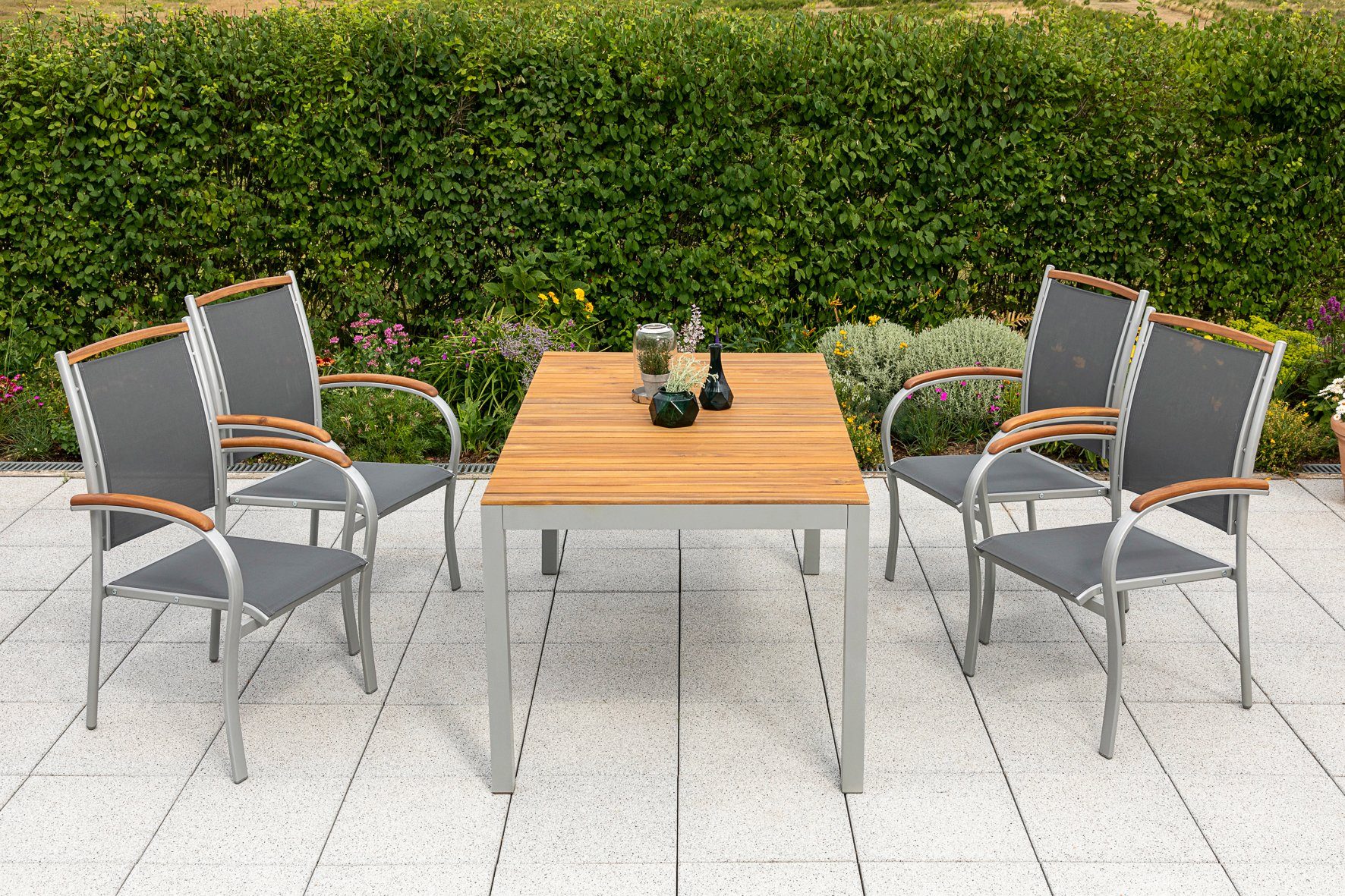 MERXX Tuin-eethoek Siena tuinsets grijs