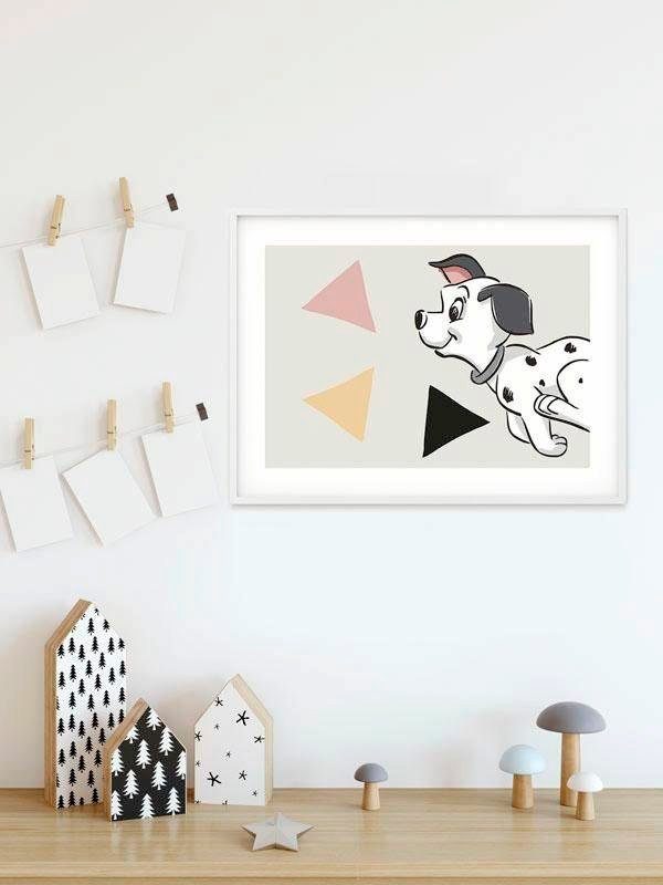 Komar Wanddecoratie 101 dalmatiër Angles Landscape Wanddecoratie voor de kinderkamer - zonder lijst (1 stuk)
