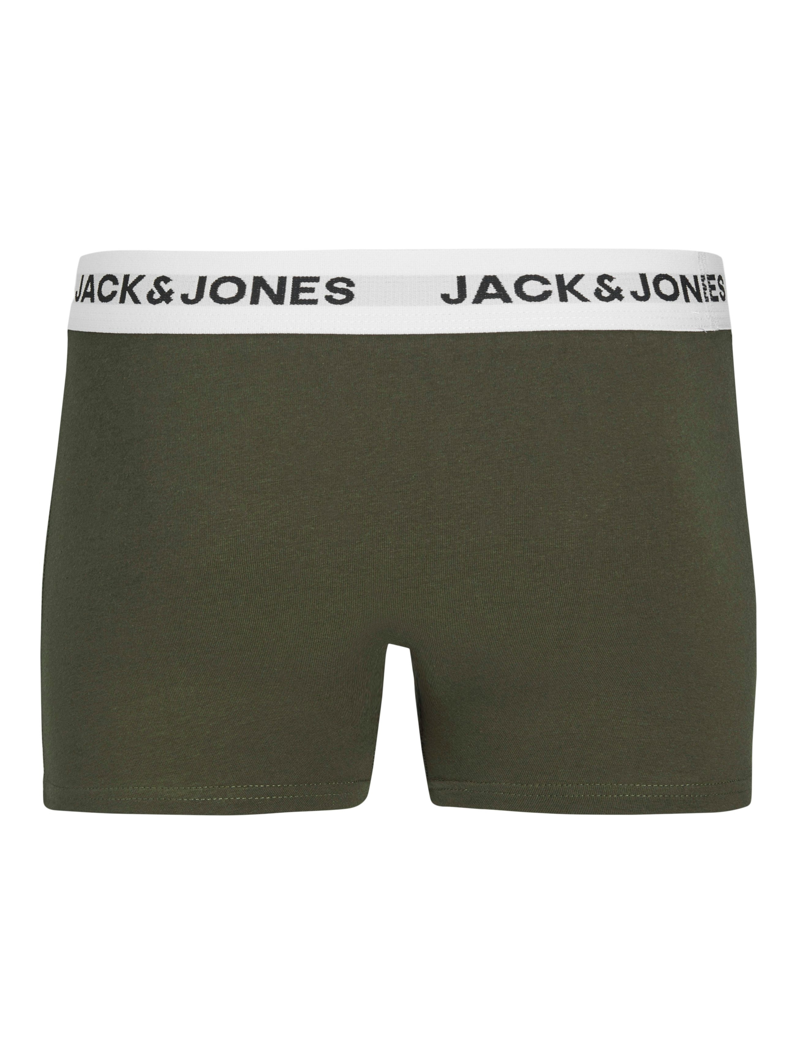 Jack & Jones Junior Trunk JACBASIC WHITE WB TRUNKS 5 PACK NOOS JNR