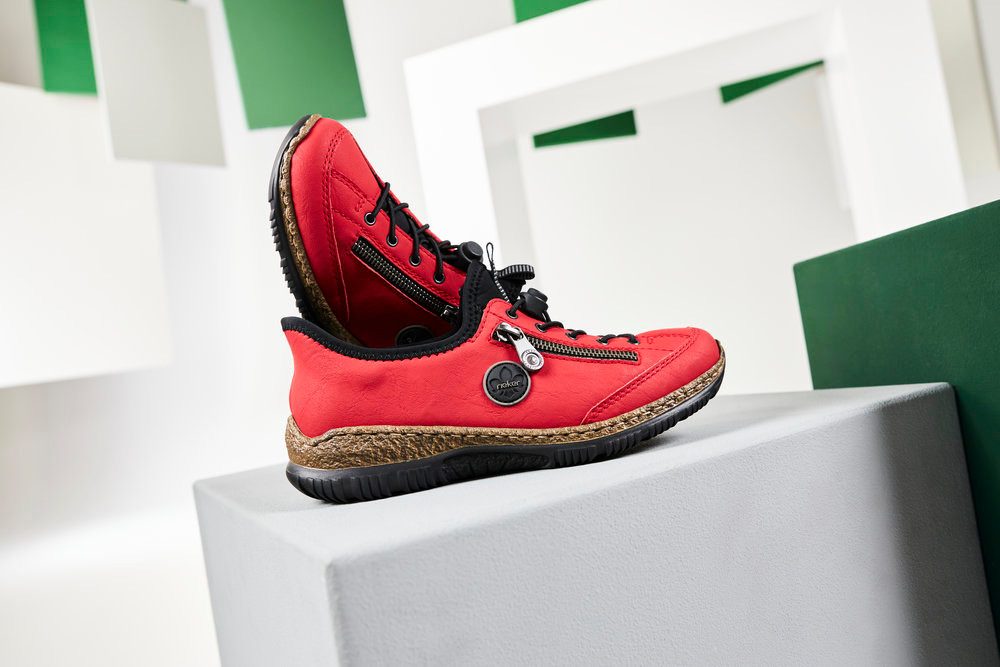 Rieker Slip-on sneakers Ready2GO , instapschoen, vrijetijdsschoen, lage schoen met memosoft-uitrusting