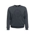 ahorn sportswear sweatshirt met modieuze frontprint grijs