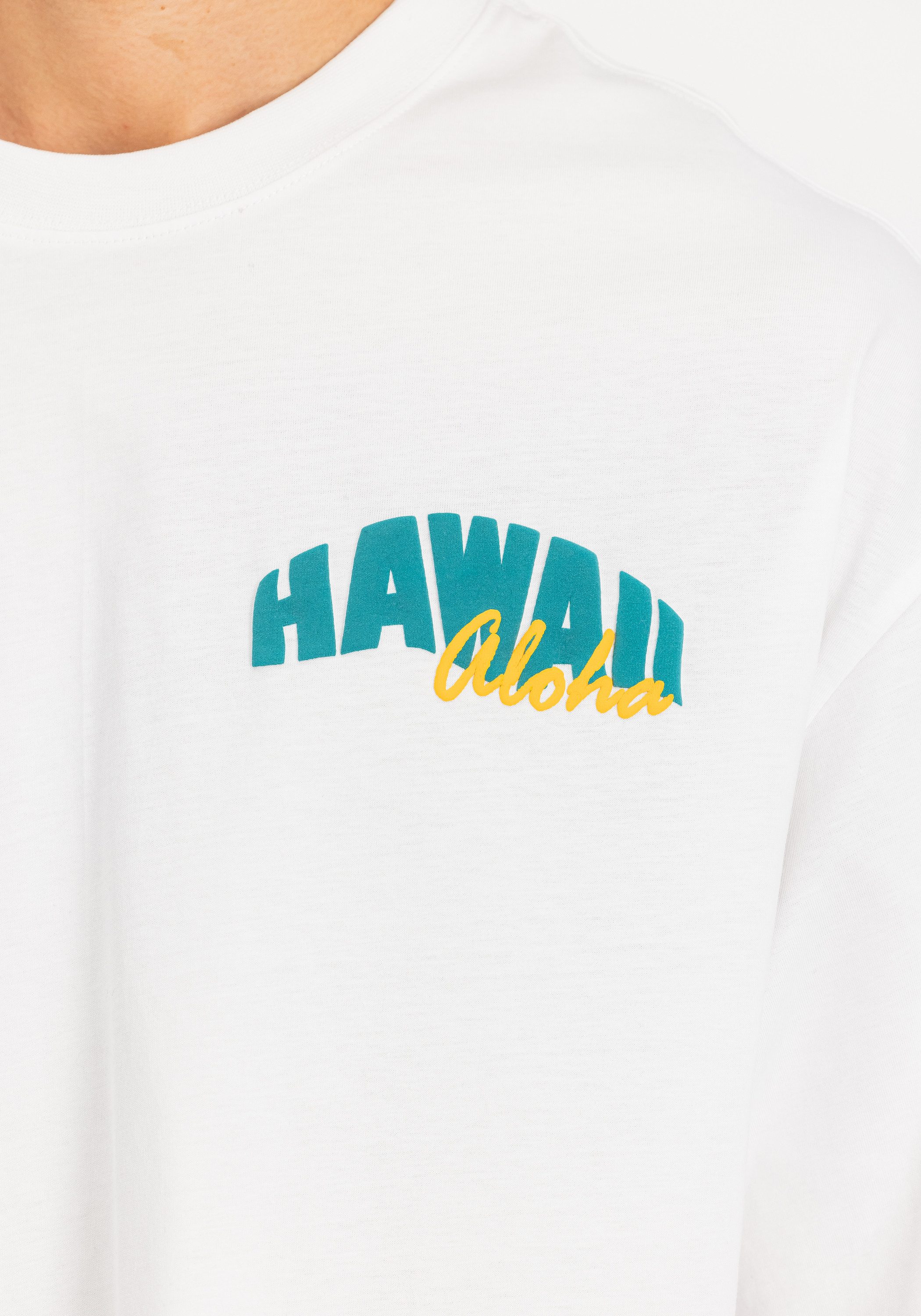 Alpha Industries T-shirt Alpha Industries Men - T-Shirts Hawaii Aloha Backprint T-Shirt