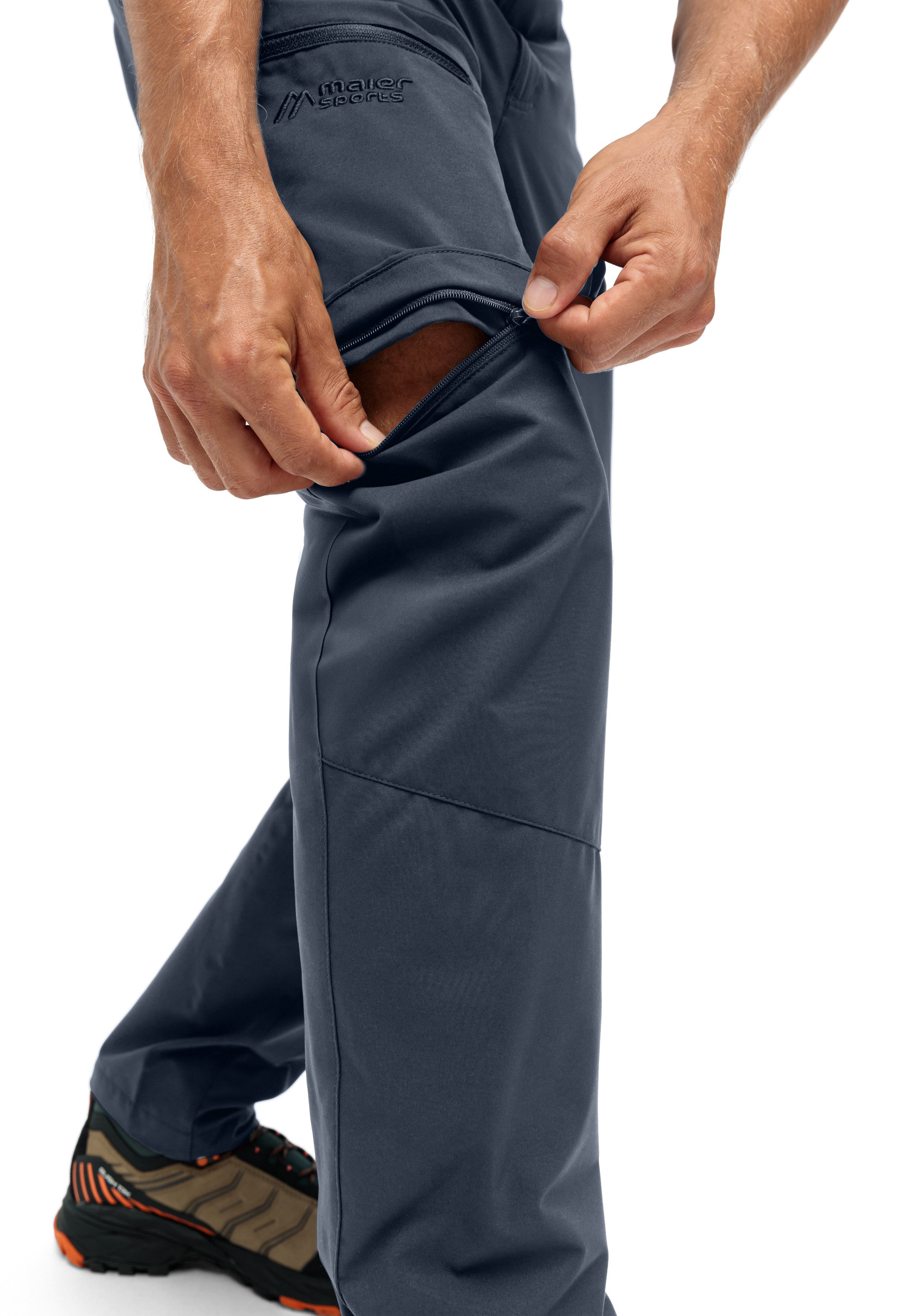 Maier Sports Outdoorbroek Tajo Zip Loop Heren wandelbroek, zip-off functionele broek, 4 zakken, regular fit