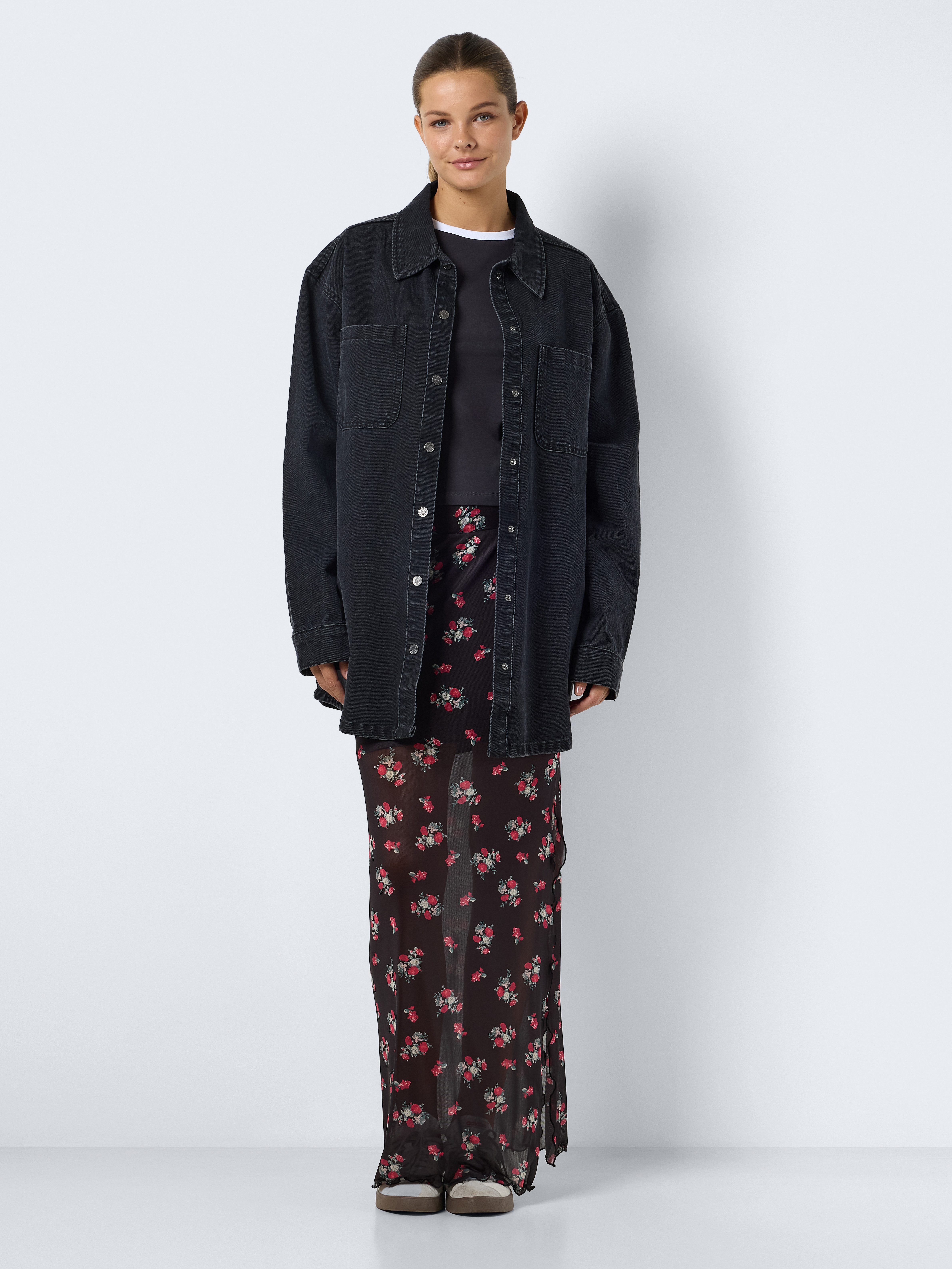 Noisy may Jeansjack NMALVA L/S DNM SHACKET AZ387BL NOOS