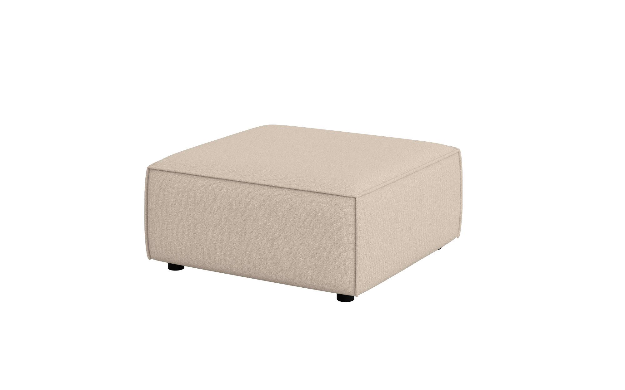 INOSIGN Hocker Poef Cavan, afmetingen BxDxH: 90x90x42 cm geschikt voor de serie, met golfondersteuning, ook in bouclé