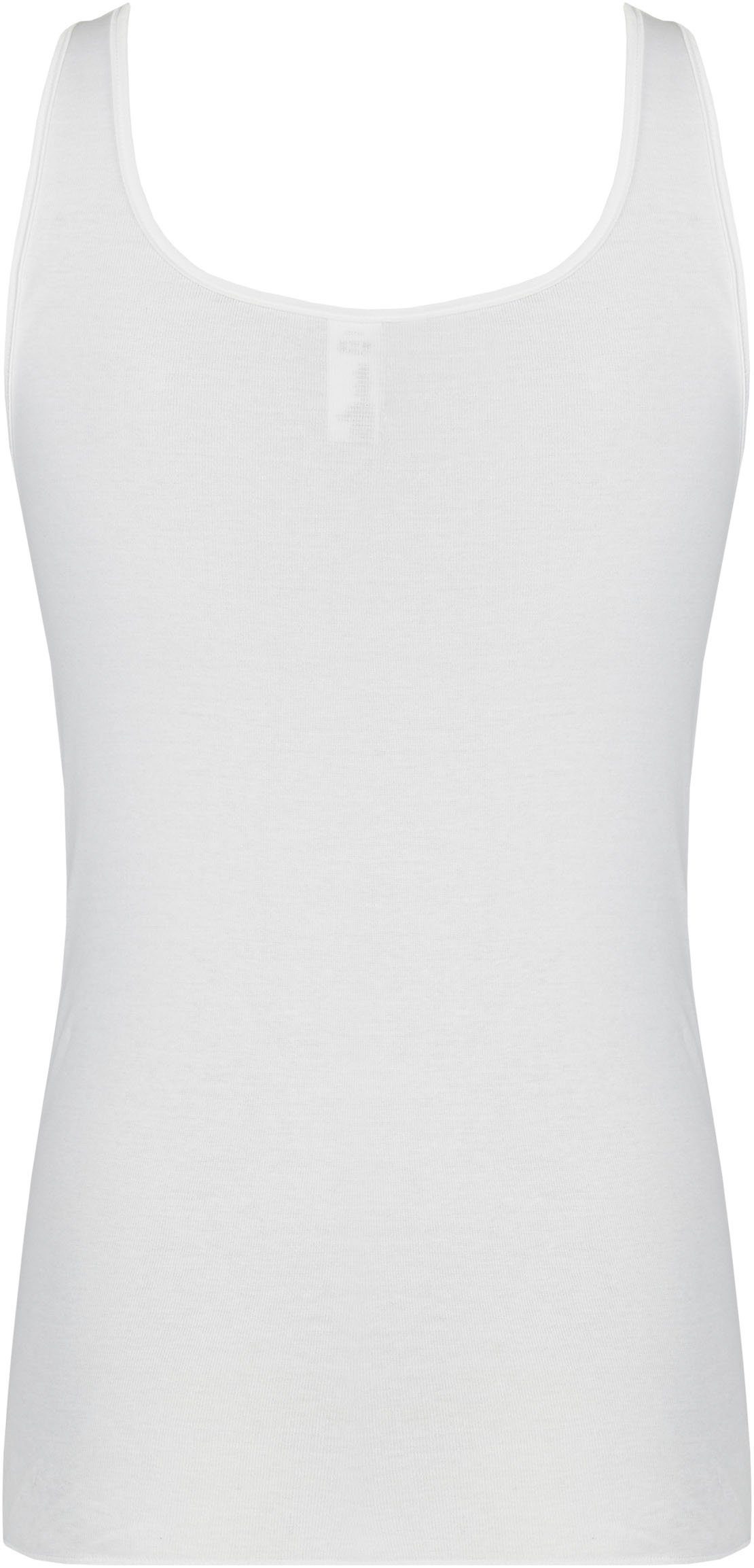 Nina Von C. Hemd "Fine Cotton" met brede kantband aan de decolleté en bandjes