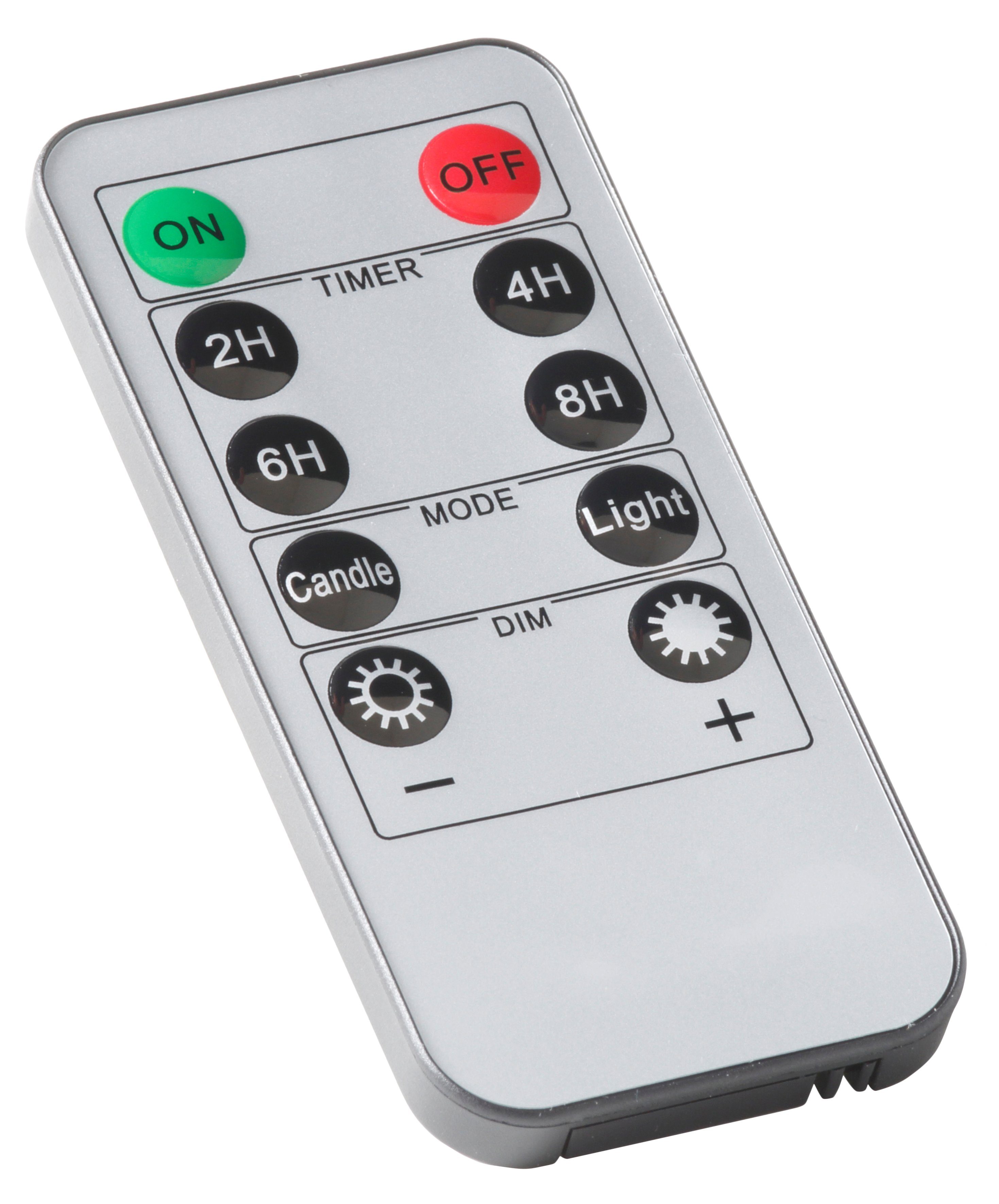 andas Led-kaars Kerst versiering van echte was, met dimfunctie en timer (set, 3-delig)