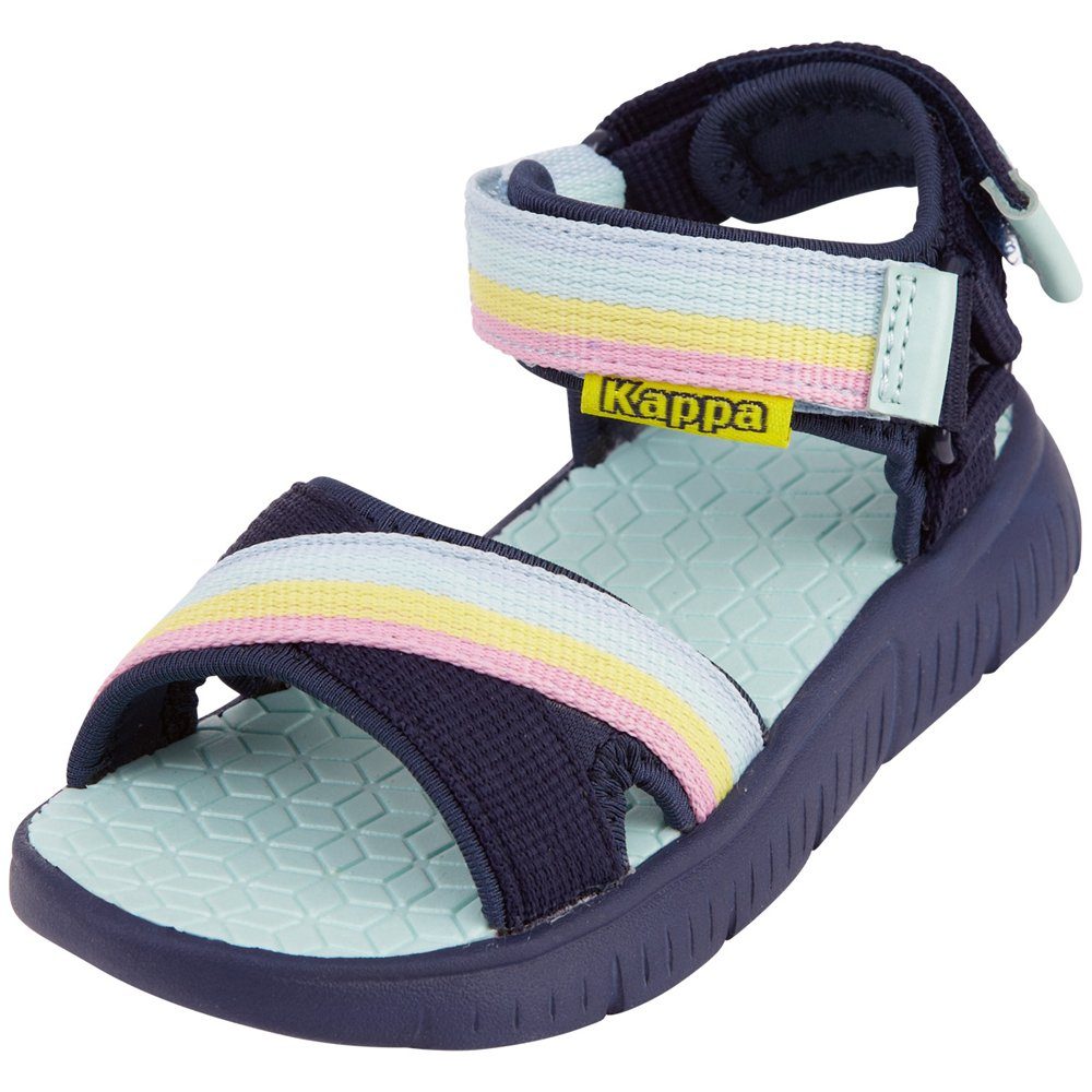 Kappa Sandalen met meerkleurige, geweven band op de riempjes kinderen sandalen maat 26 EU blauw