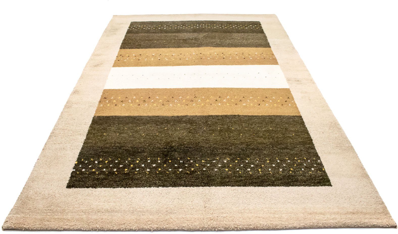 morgenland Wollen kleed Gabbeh-kleed met de hand geknoopt beige handgeknoopt