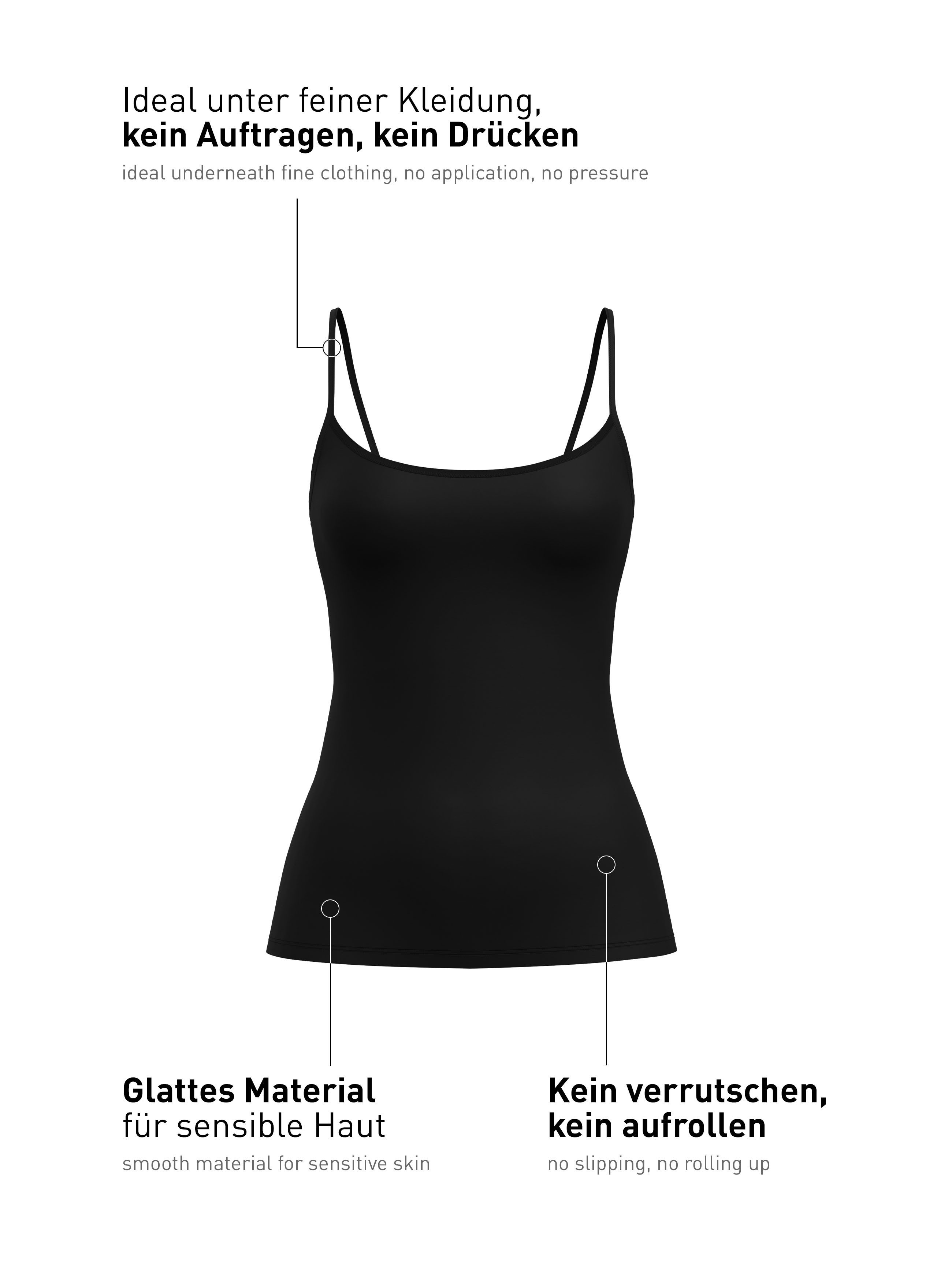 CALIDA Top met spaghettibandjes