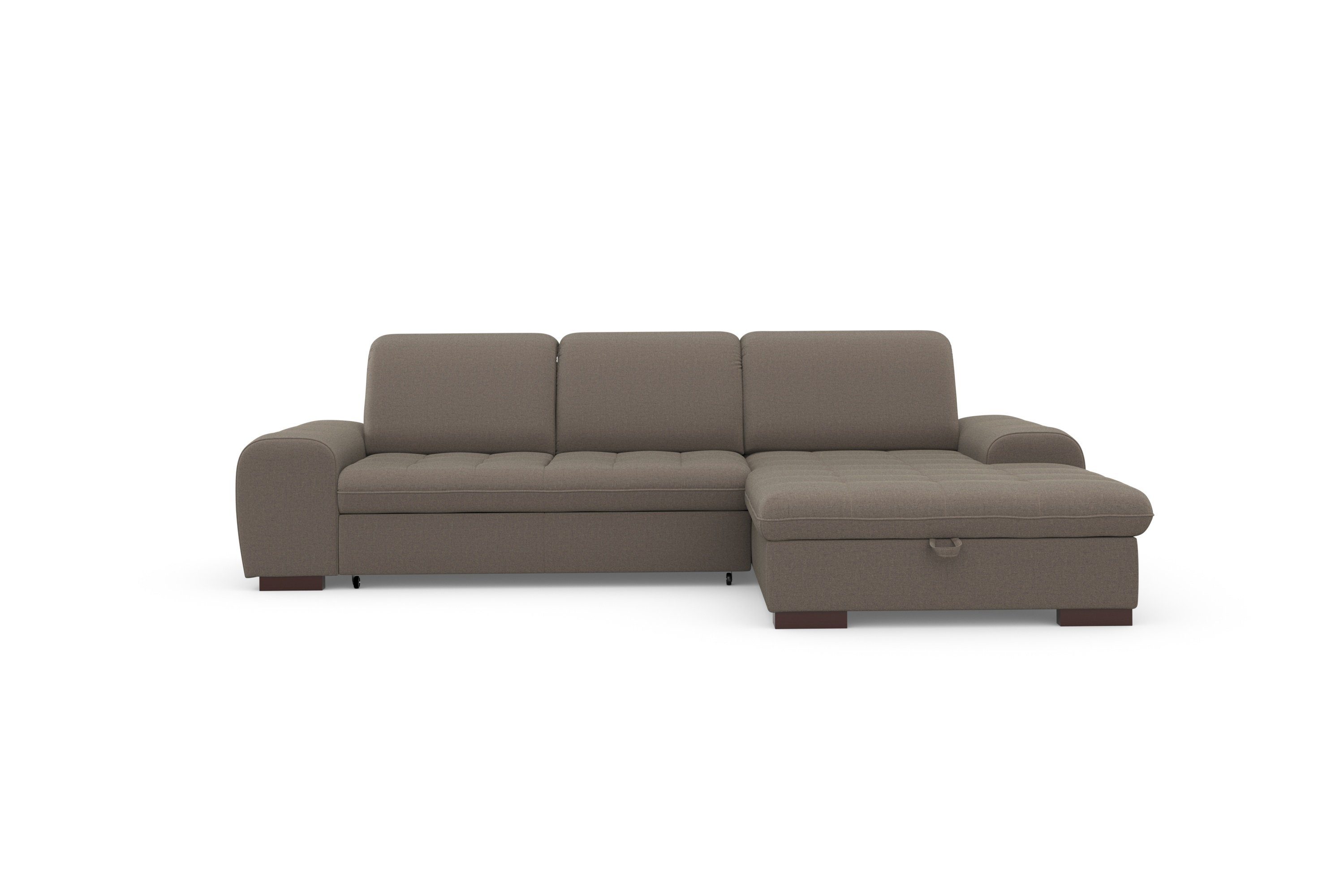 sit&more Hoekbank Luxor L-vorm naar keuze met slaapfunctie, bedkist en verstelbare hoofdsteun