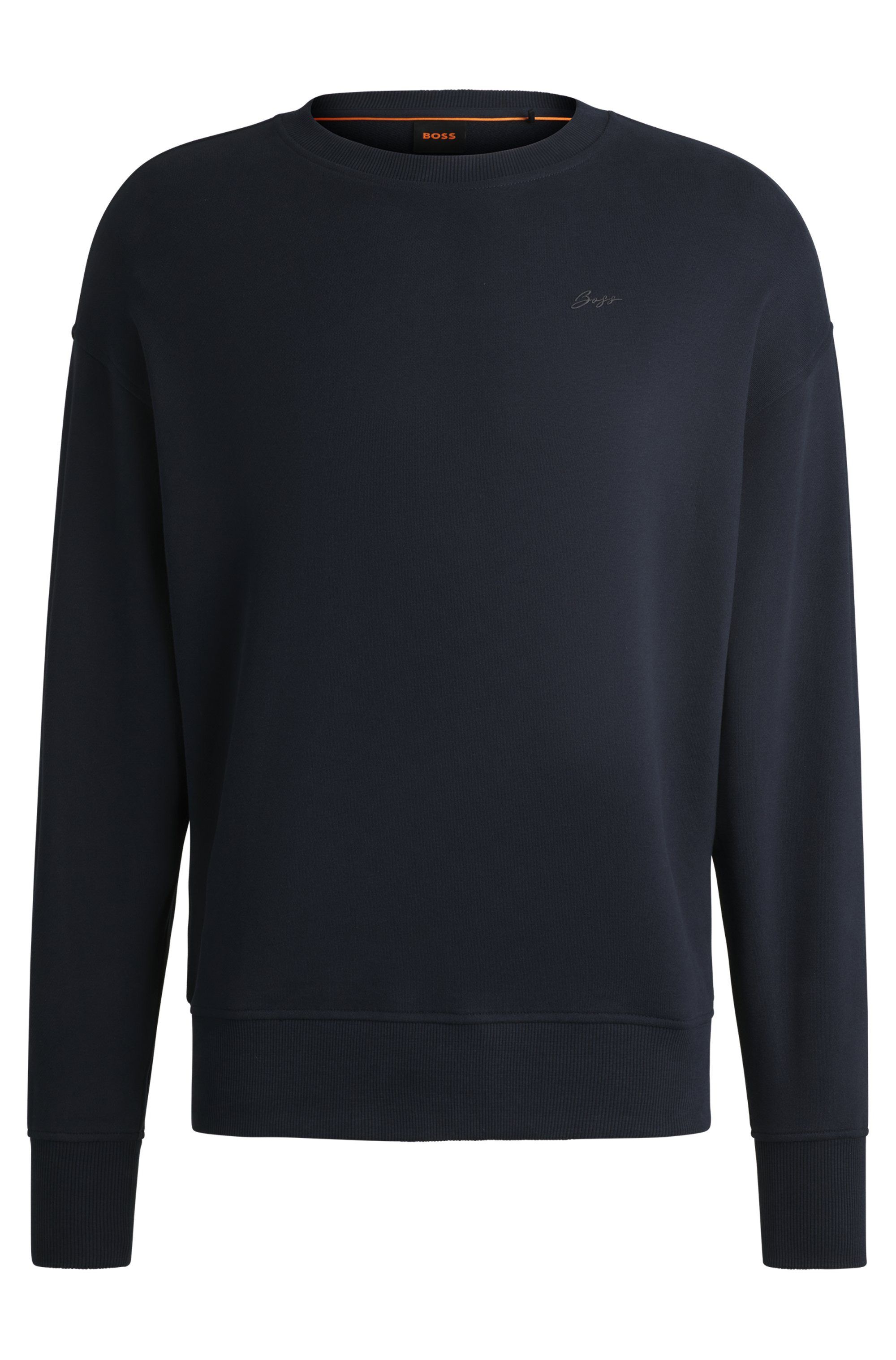 Boss Orange Sweatshirt oversized gesneden, boss logo