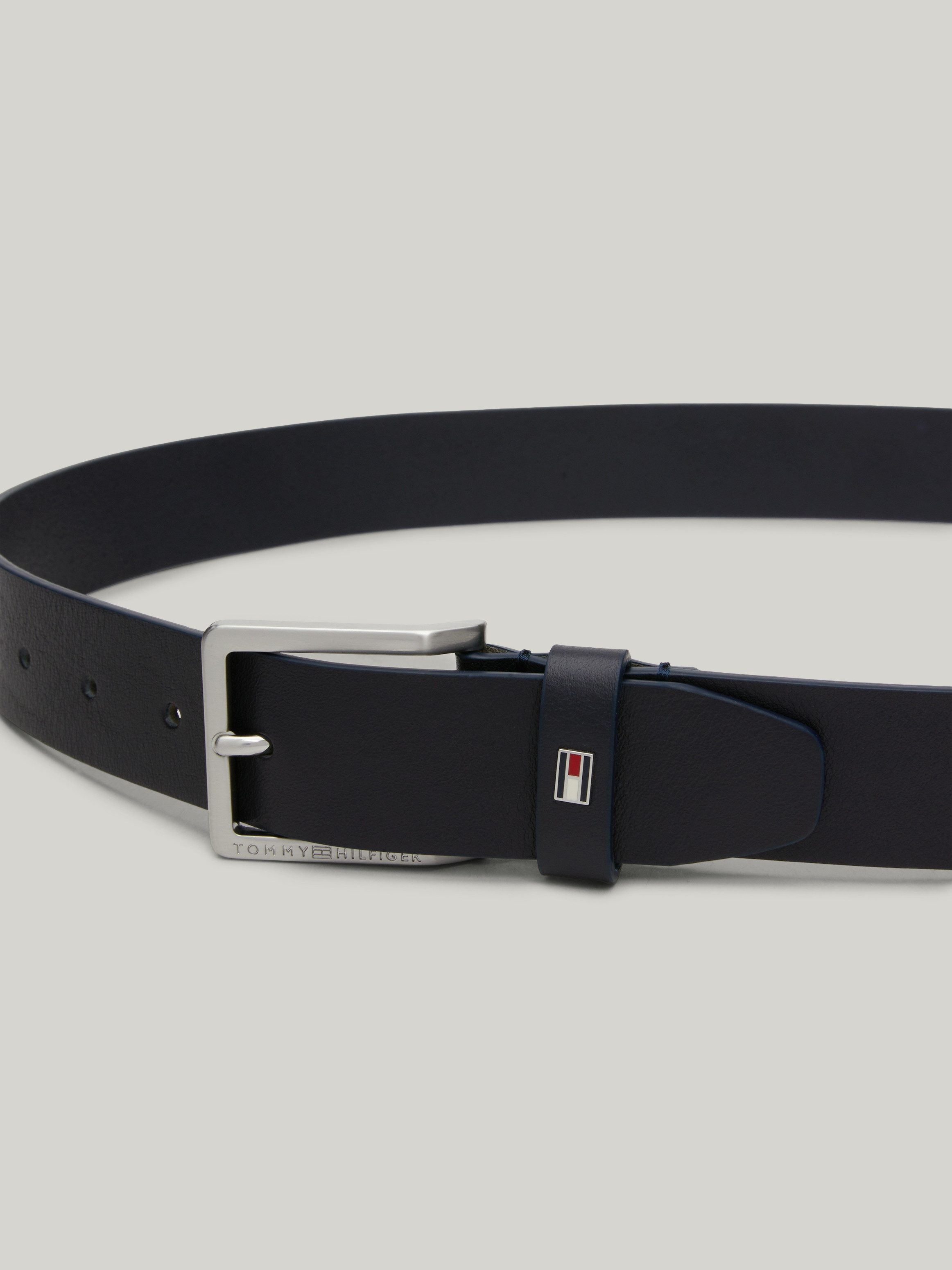 Tommy Hilfiger Leren riem Oliver Extended 3 5 cm met klassieke metalen gesp