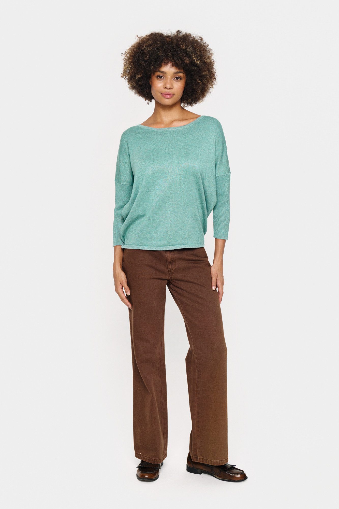 Saint Tropez Trui met ronde hals A2561, MilaSZ R-Neck