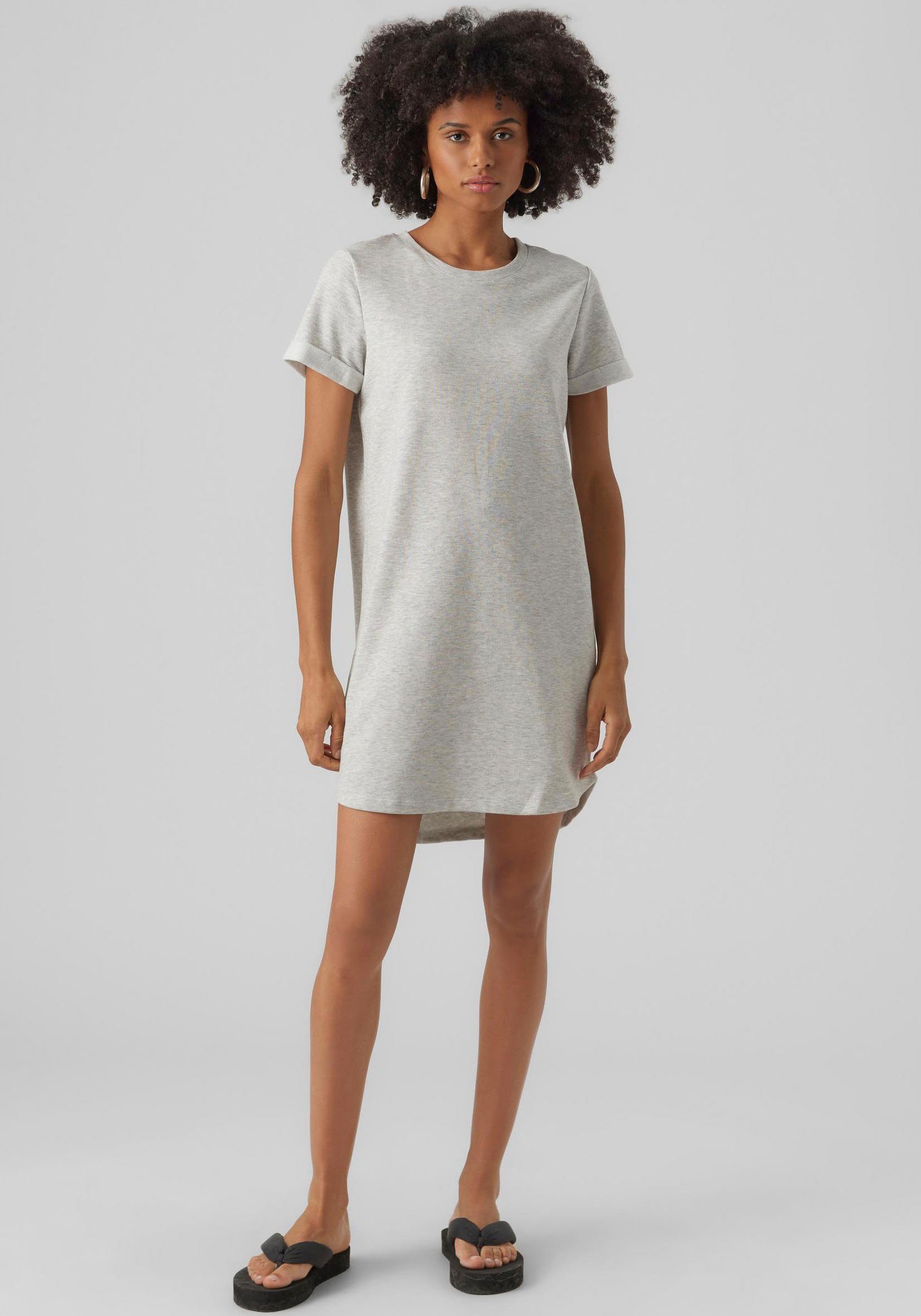 Vero Moda Jerseyjurk VMSASHAMILLA SS SWEAT DRESS NOOS