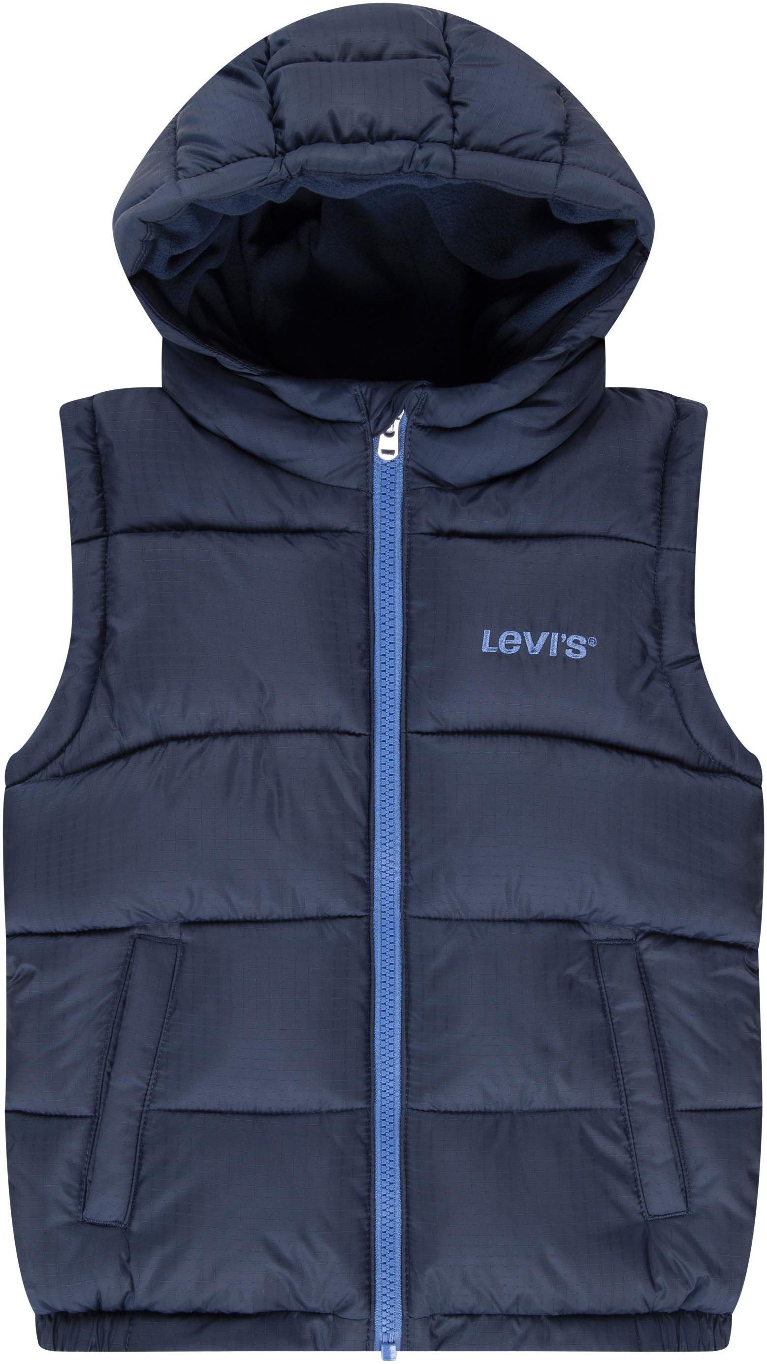 Levi's Kidswear Bodywarmer LVB ESSENTIAL VEST met contrasterende rits