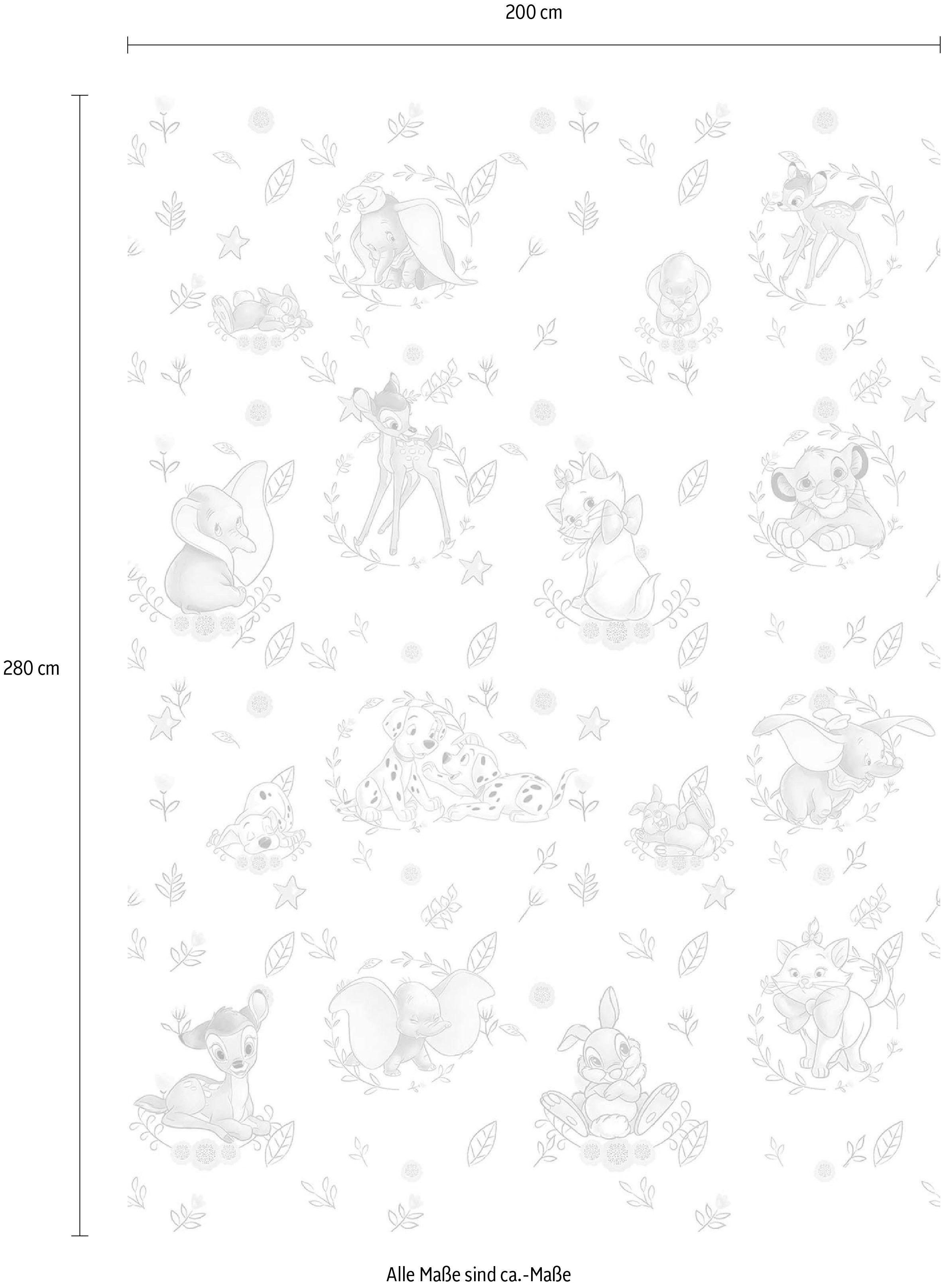 Komar Vliesbehang Digitale print vlies - Best of Friends - Afmeting 200 x 280 cm