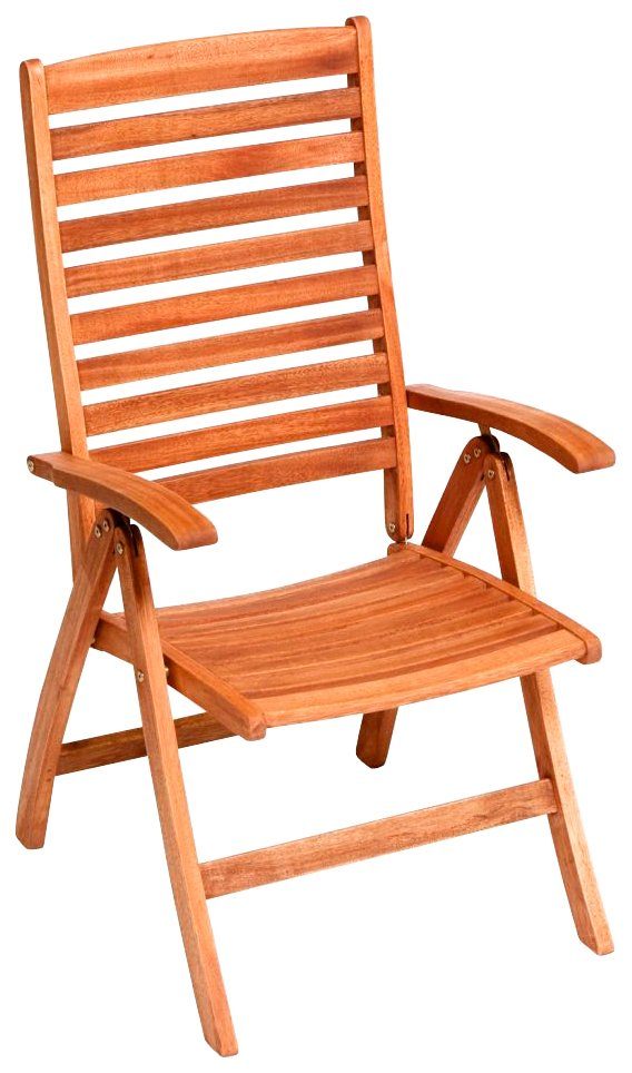 MERXX Tuinstoel La Plata set van 2, eucalyptushout, opvouwbaar, verstelbaar (set, 2 stuks)