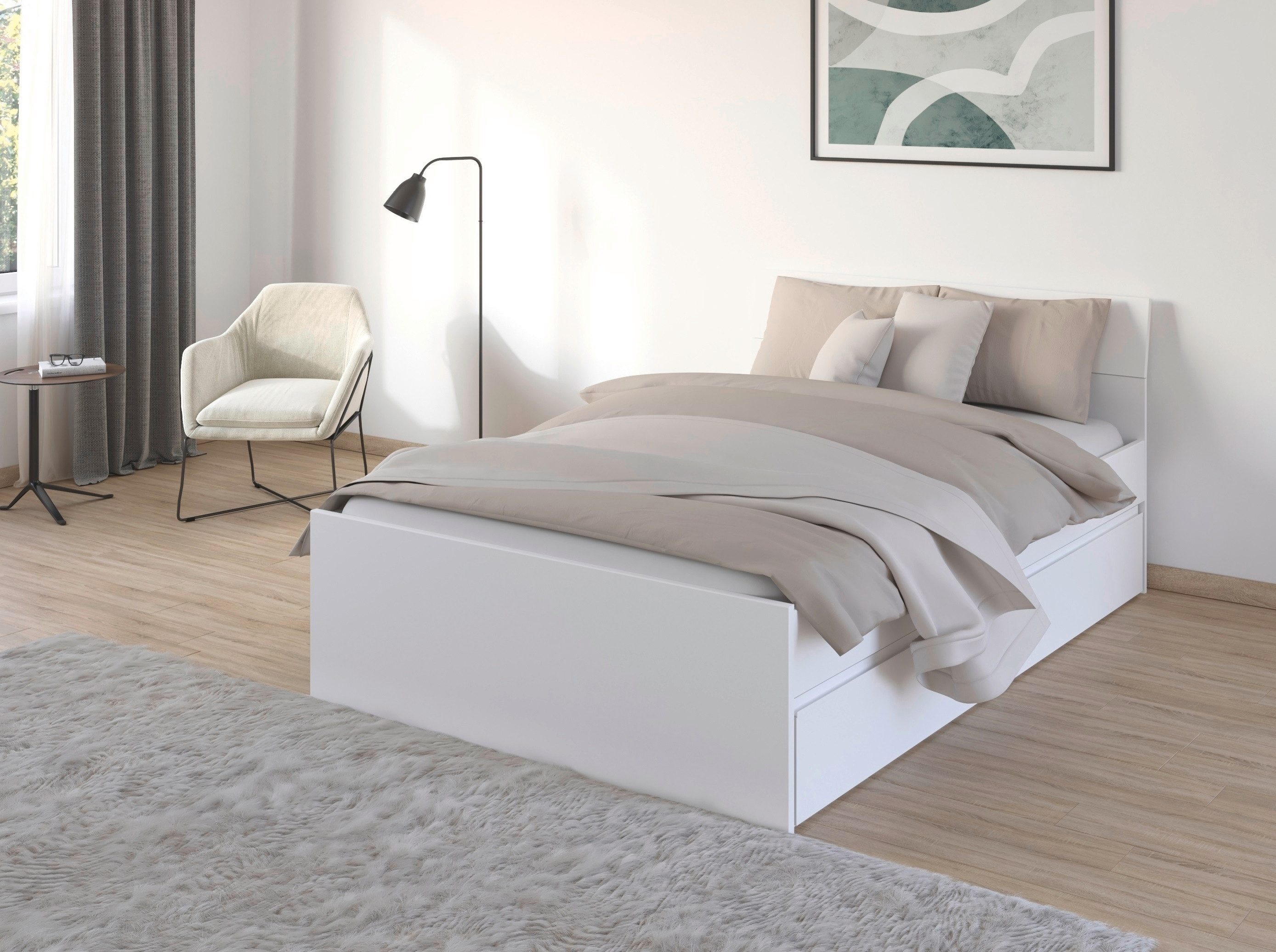 rauch Ledikant met bergruimte Bed Eenpersoons Tweepersoons Opbergruimte JOEL met bedlades voor extra opbergruimte made in germany