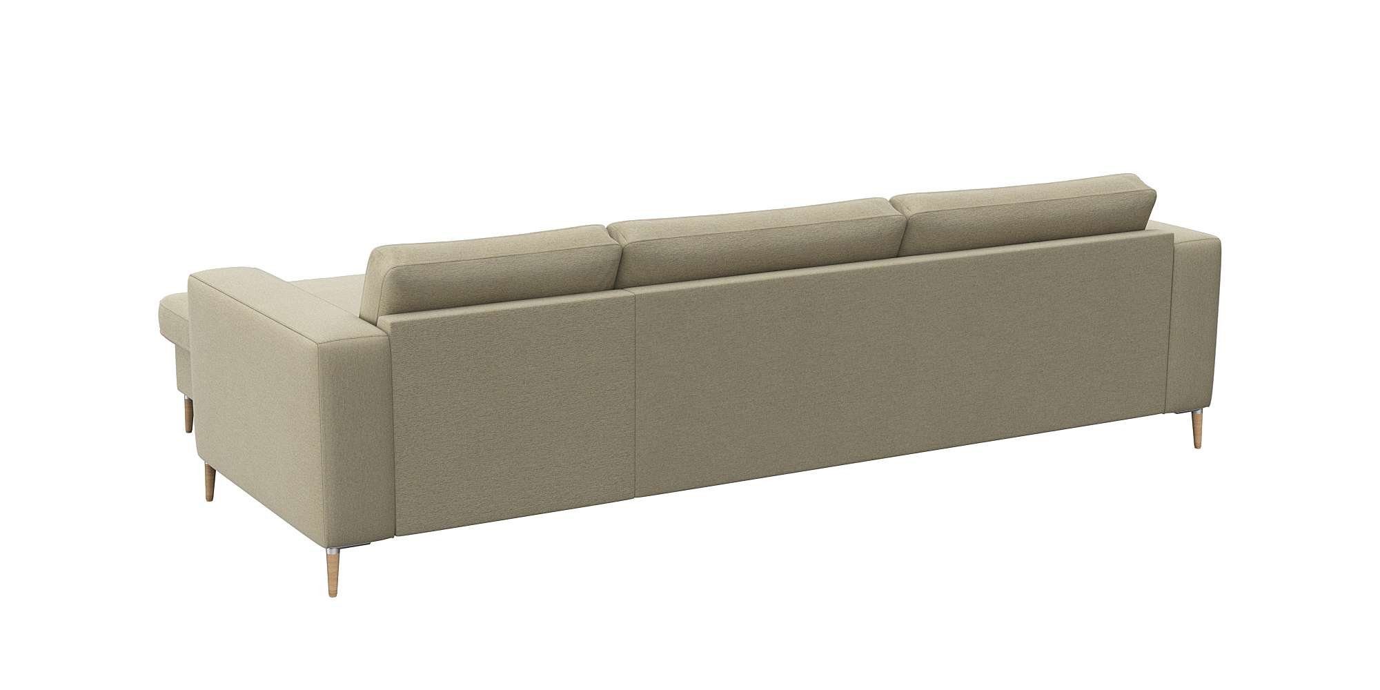 FLEXLUX Hoekbank Fiore, super zitcomfort door koudschuim in de zitting, L-vorm
