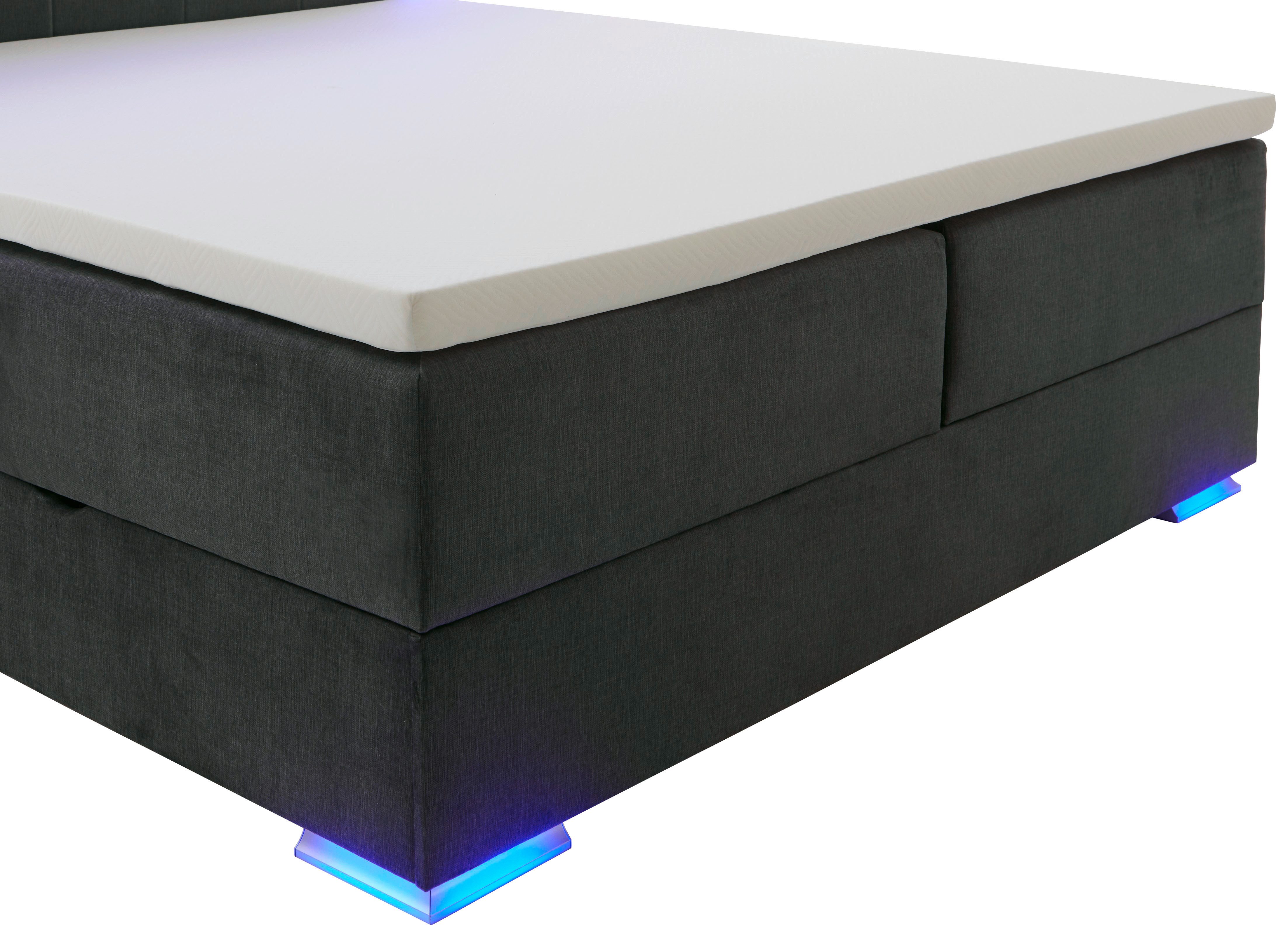 meise.möbel Boxspring Colorado II inclusief led-verlichting & topper