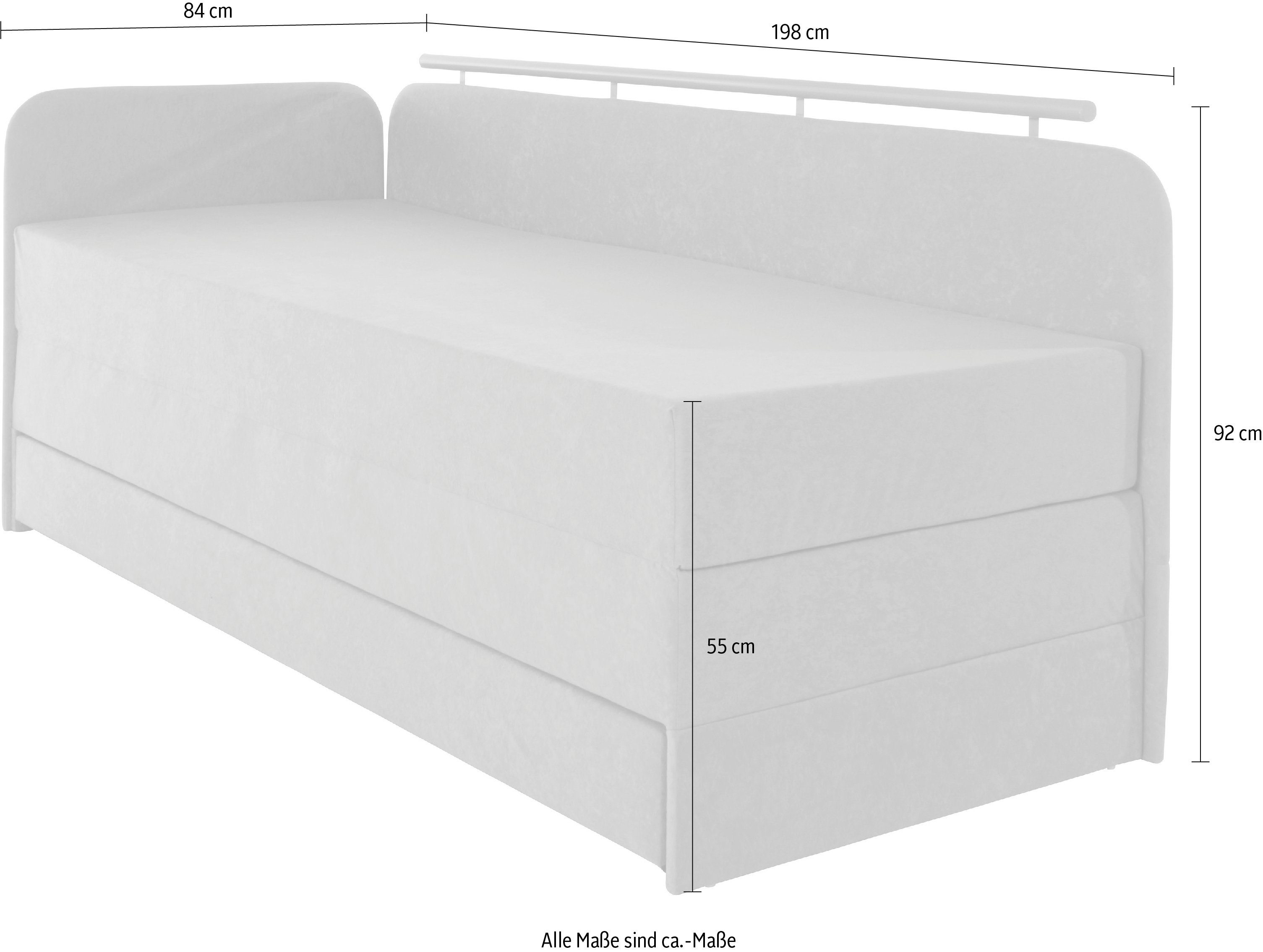 Maintal Bed Diana met bergruimte