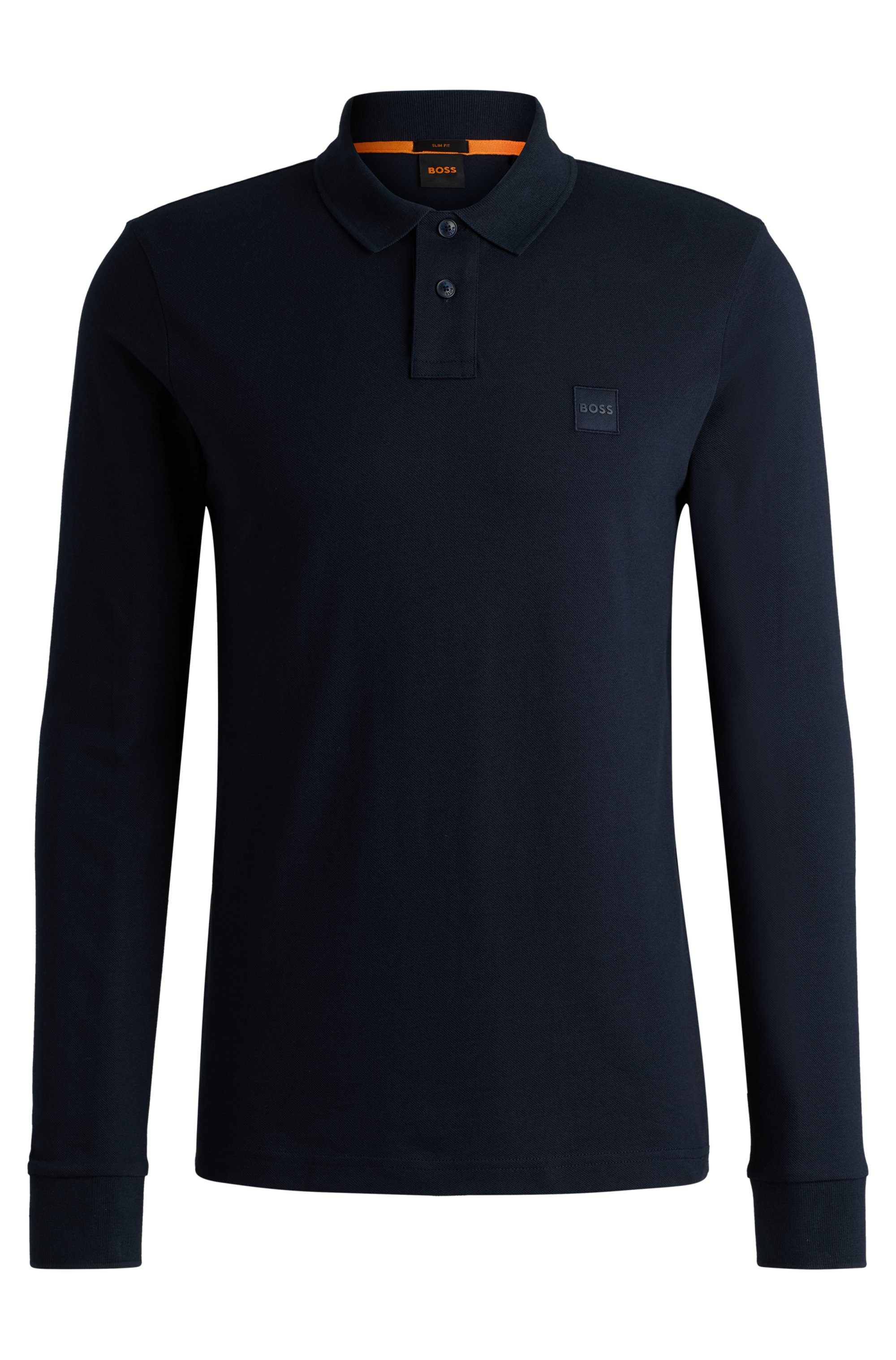 Boss Orange Poloshirt Passerby met boss badge