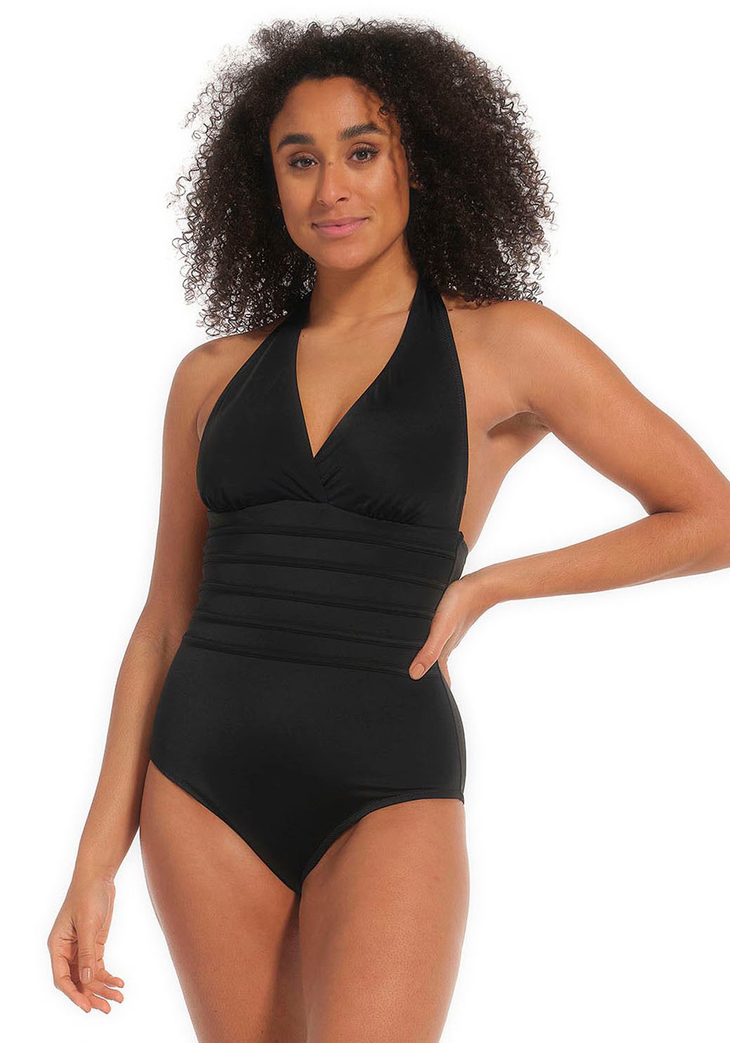 Magic Body Fashion Badpak Shaping Halter Swimsuit