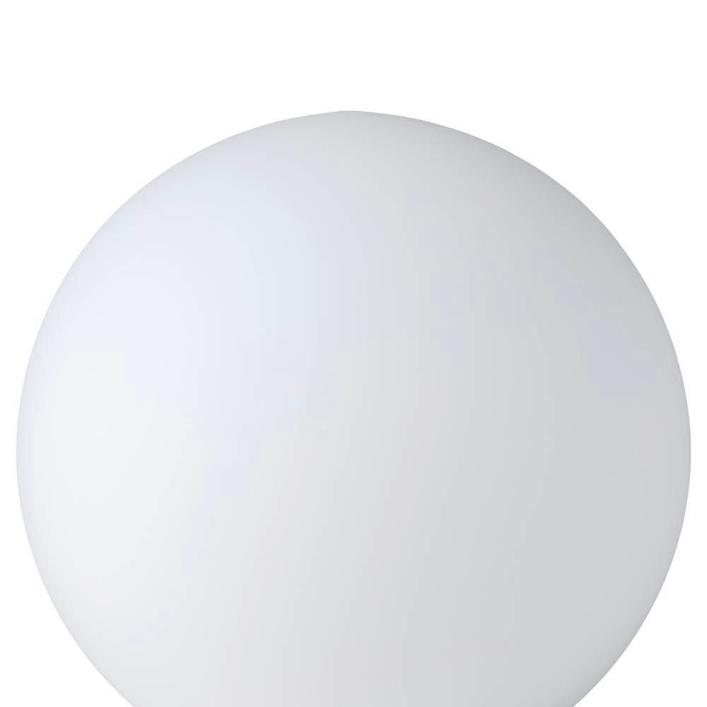 EGLO Tafellamp RONDO tafellamp, metaal in wit, glas in opaal mat wit, E27 Nachtkastlamp, tijdloos ontwerp, modern, eenvoudig, 20x20cm