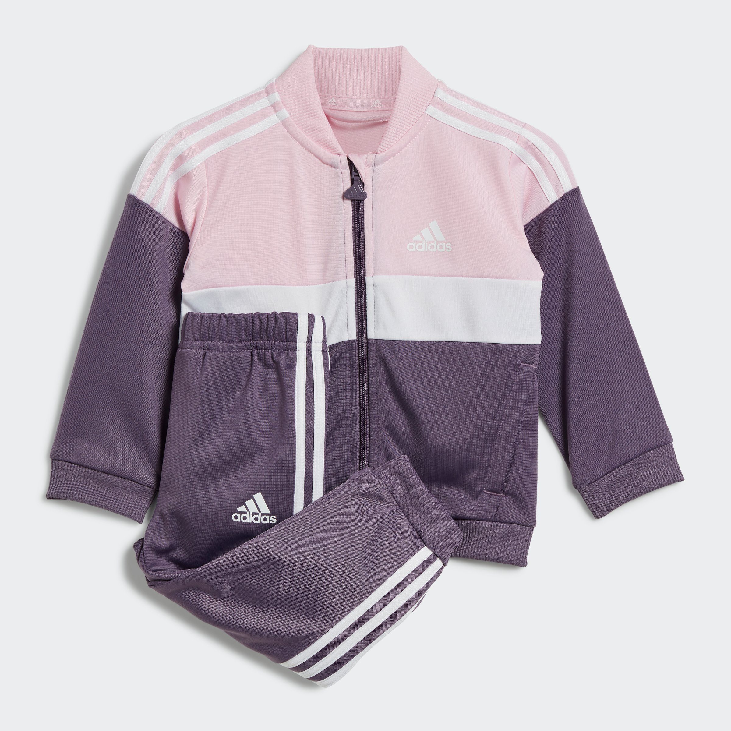 Adidas Sportswear Trainingspak TIBERIO 3-STREIFEN COLORBLOCK SHINY KIDS (2-delig)