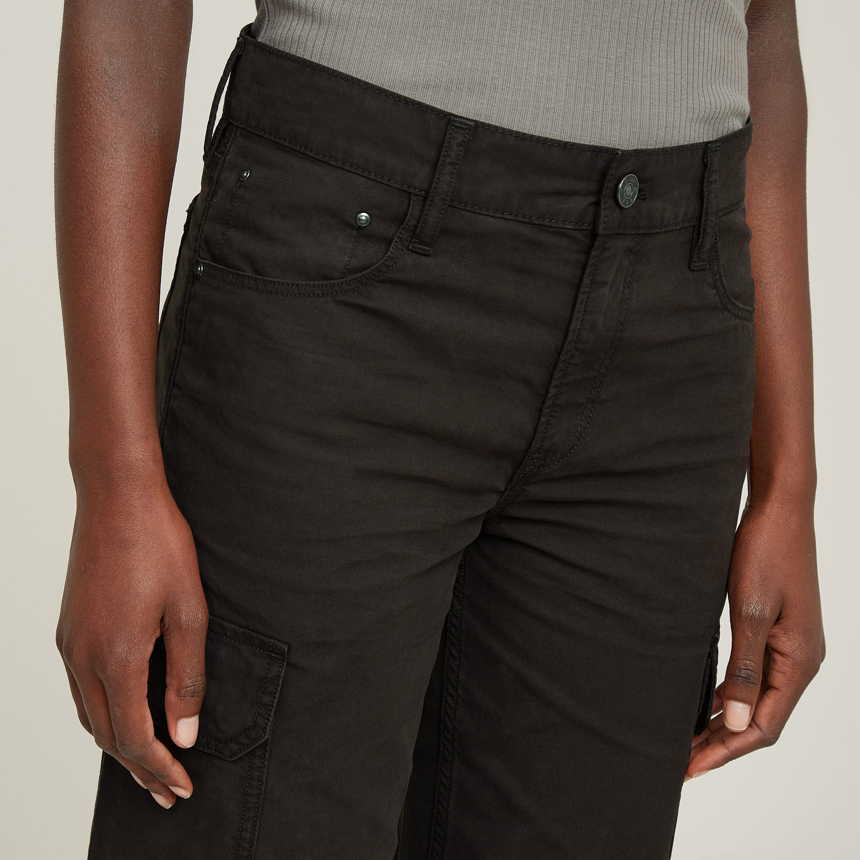 G-Star RAW Five-pocketsbroek Judee Cargo met opgestikte zakken
