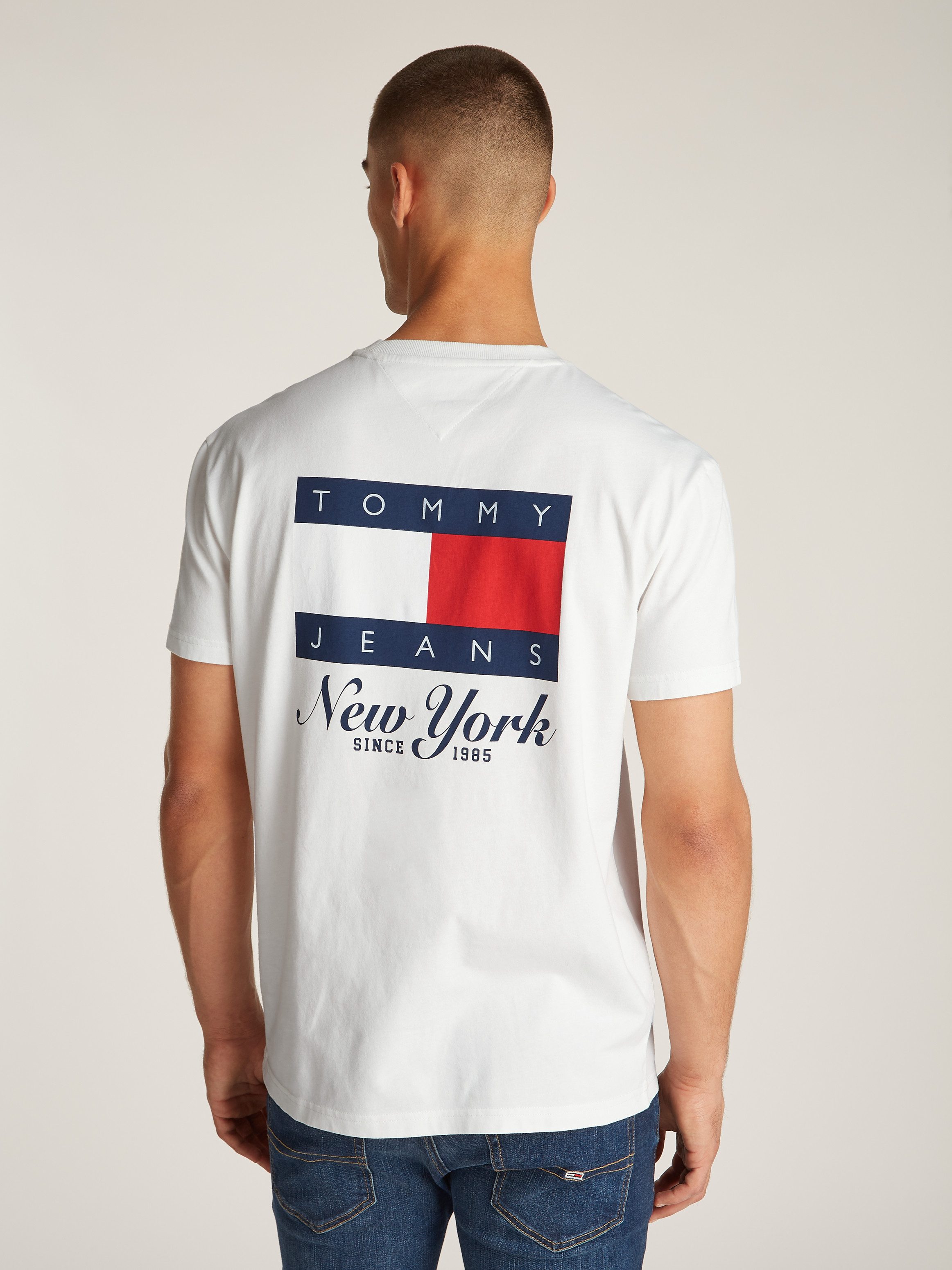 TOMMY JEANS T-shirt TJM REG HERITAGE FLAG TEE EXT