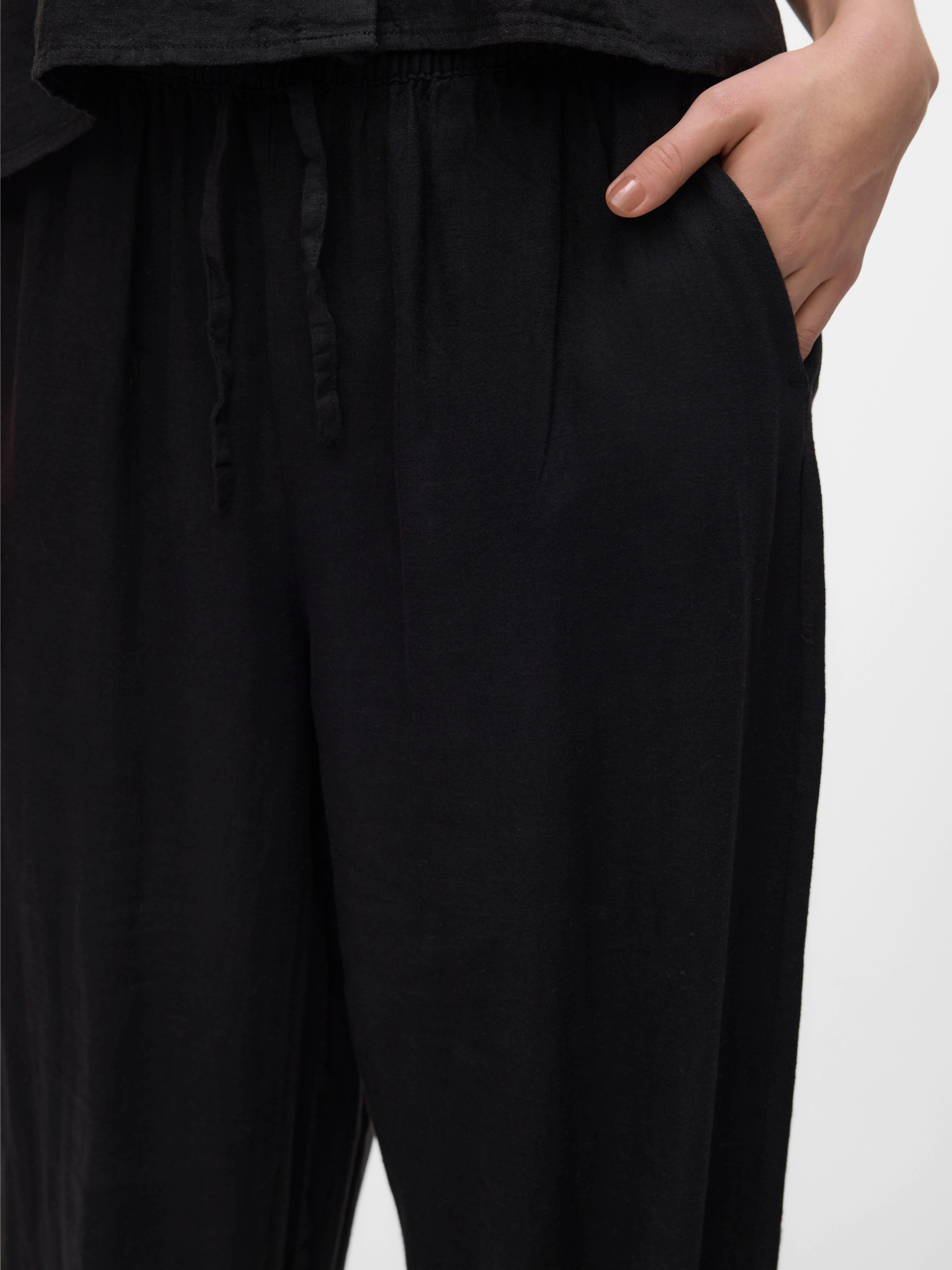 Vero Moda Comfortbroek VMLINN LINEN PANTS WVN NOOS