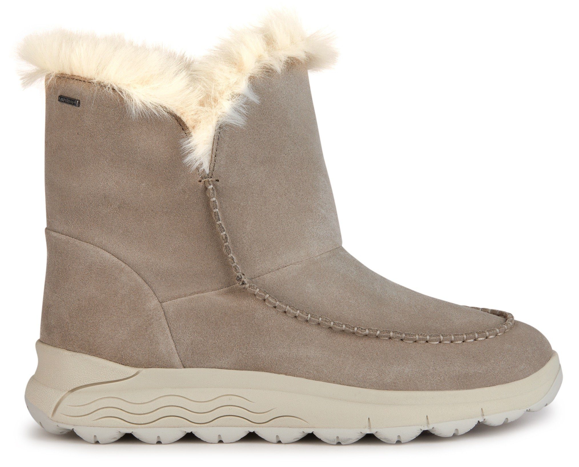 Geox Winterlaarzen D SPHERICA 4X4 B ABX sleehak, instapschoen in tex-uitvoering