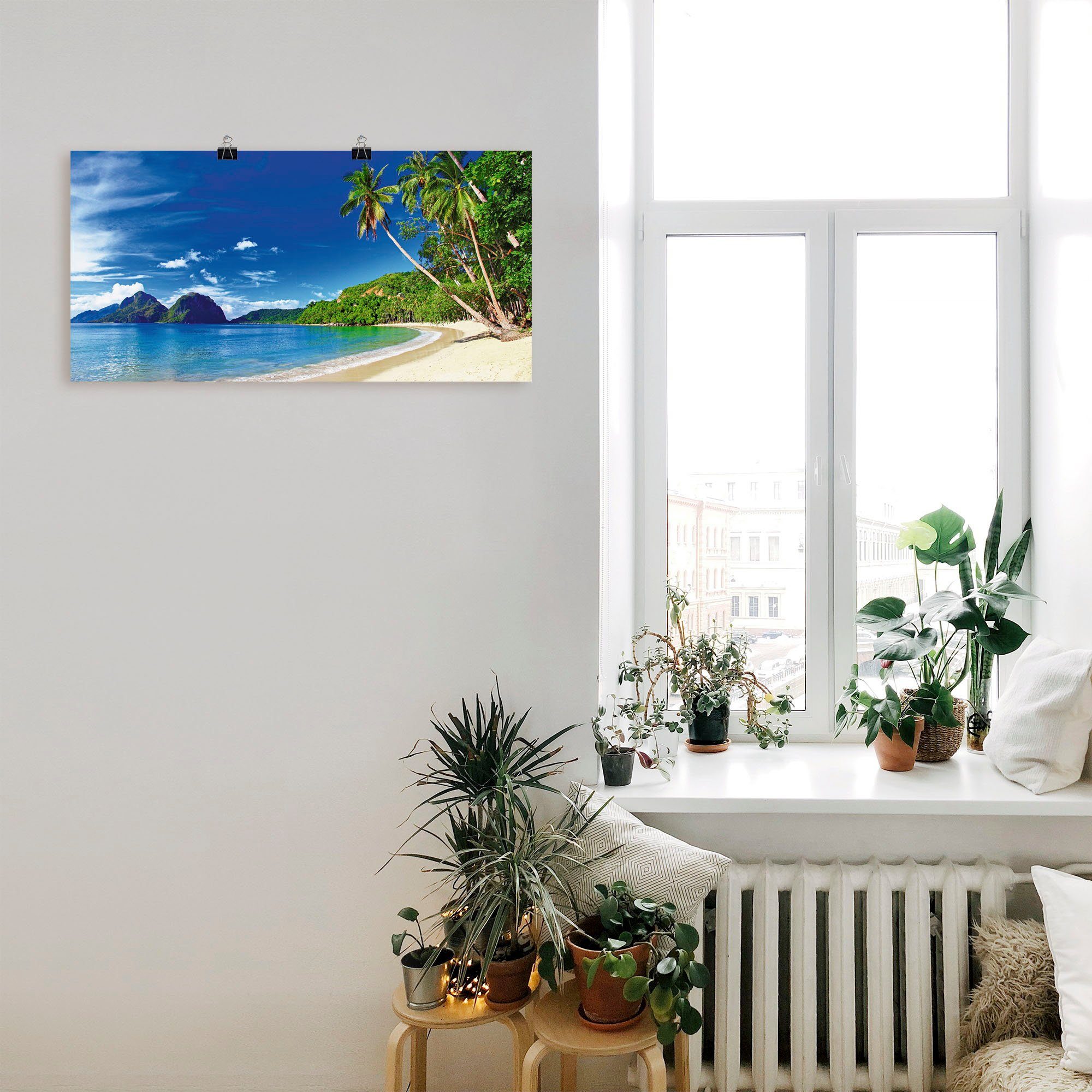 Artland Artprint Paradijs als artprint op linnen, poster, muursticker in verschillende maten