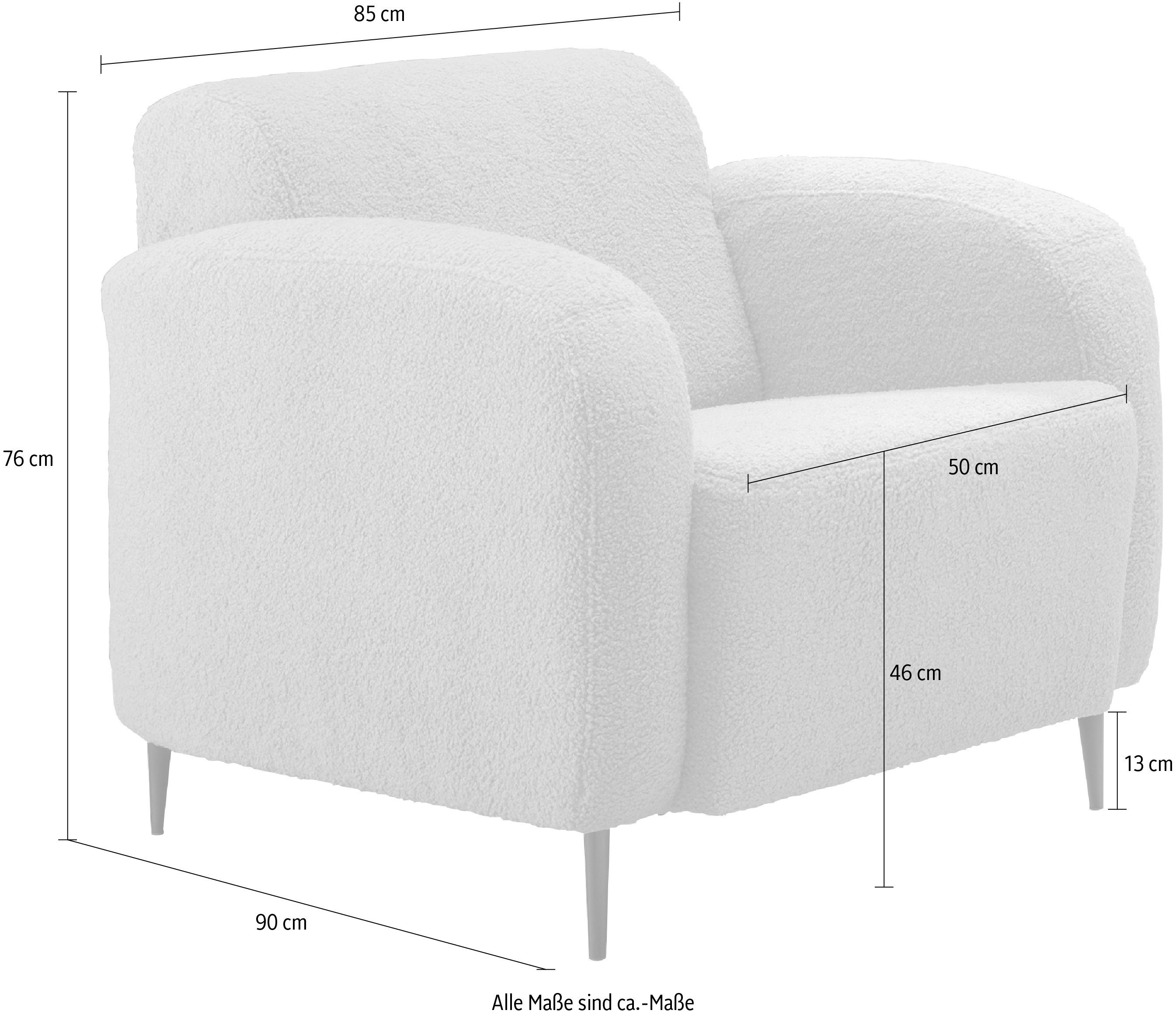 INOSIGN Cocktailfauteuil Marron ook verkrijgbaar als 2-zits en 3-zits