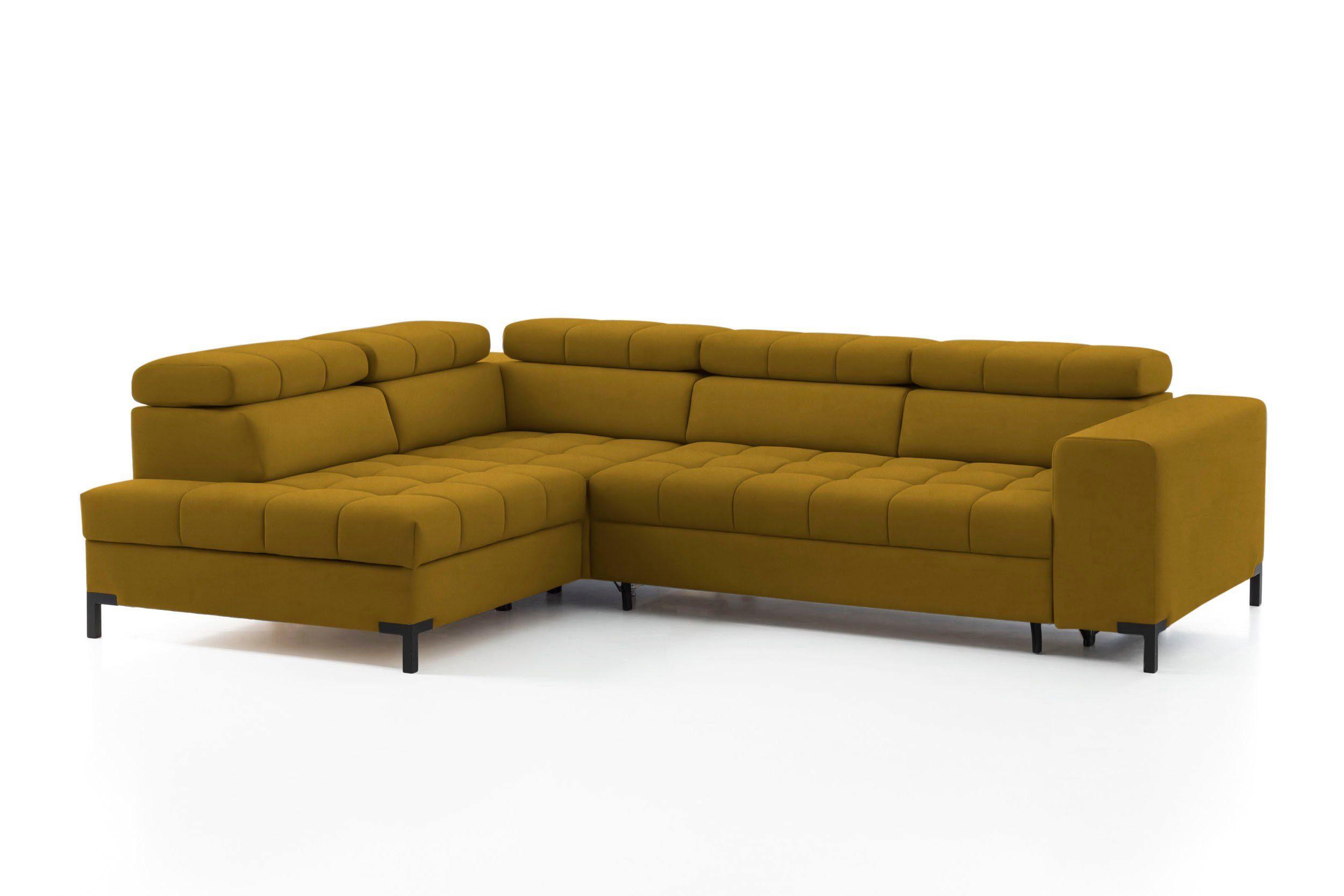 exxpo - sofa fashion Hoekbank Bocco, hoogwaardige afwerking, geweldig zitcomfort, comfortabel, L-vorm