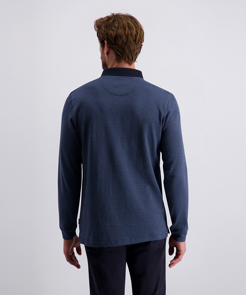 Pierre Cardin Poloshirt met lange mouwen