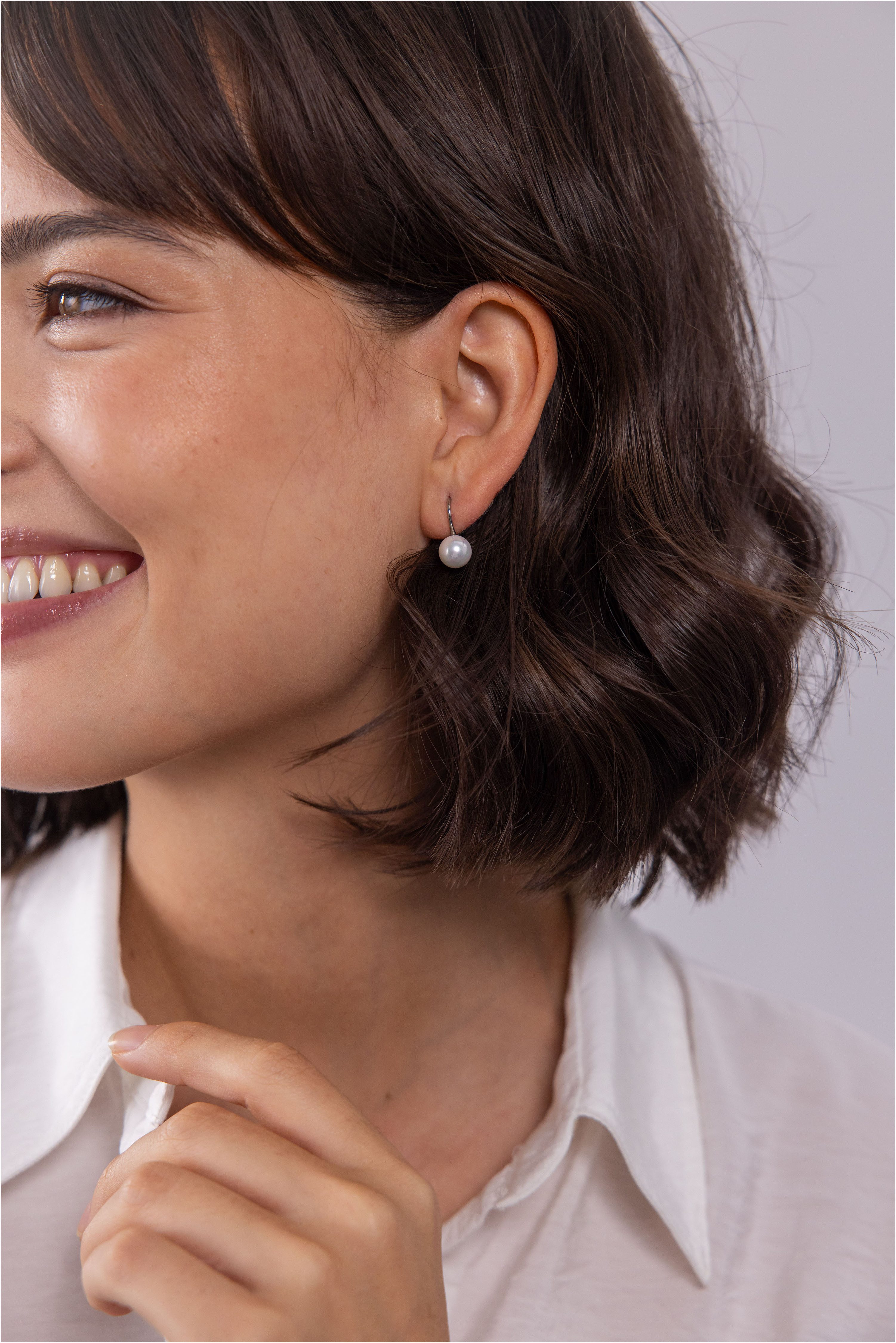 Purelei Paar oorhaken Sieraad cadeau Pure Pearl oorbellen, 23171