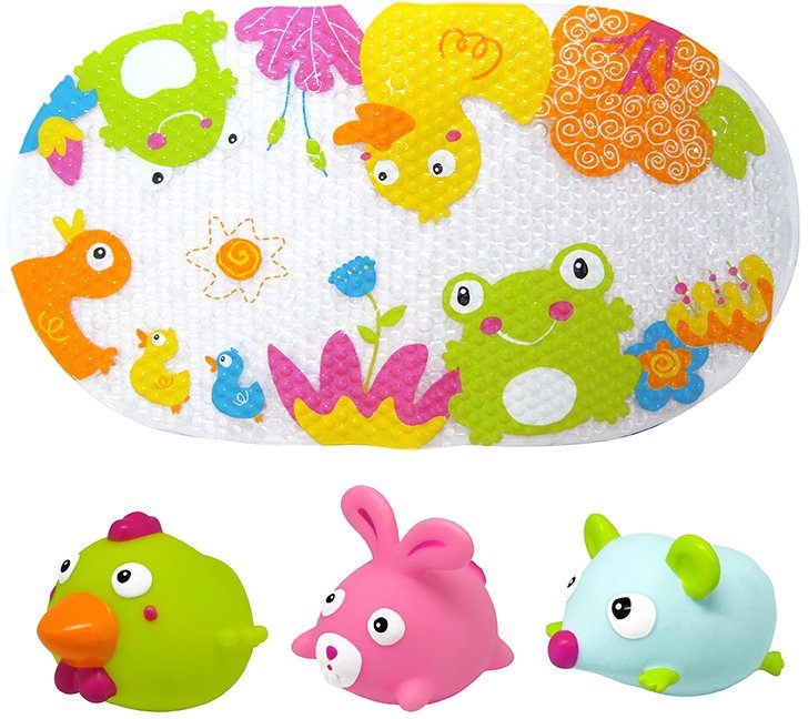Knorrtoys® Badspeelgoed Escabbo® badmattenset, eendenplezier (4-delig)