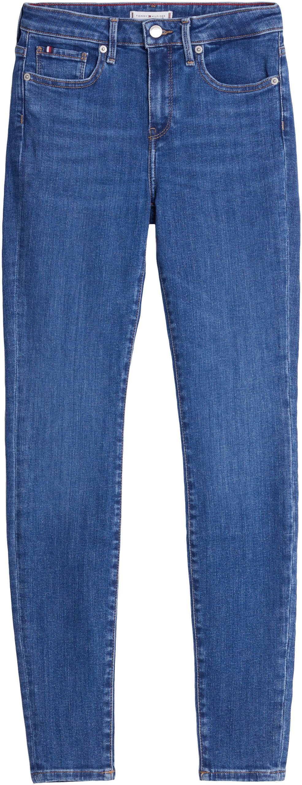 Tommy Hilfiger Skinny fit jeans HERITAGE COMO SKINNY RW met tommy hilfiger logo-badge (TH FLEX COMO SKINNY RW)